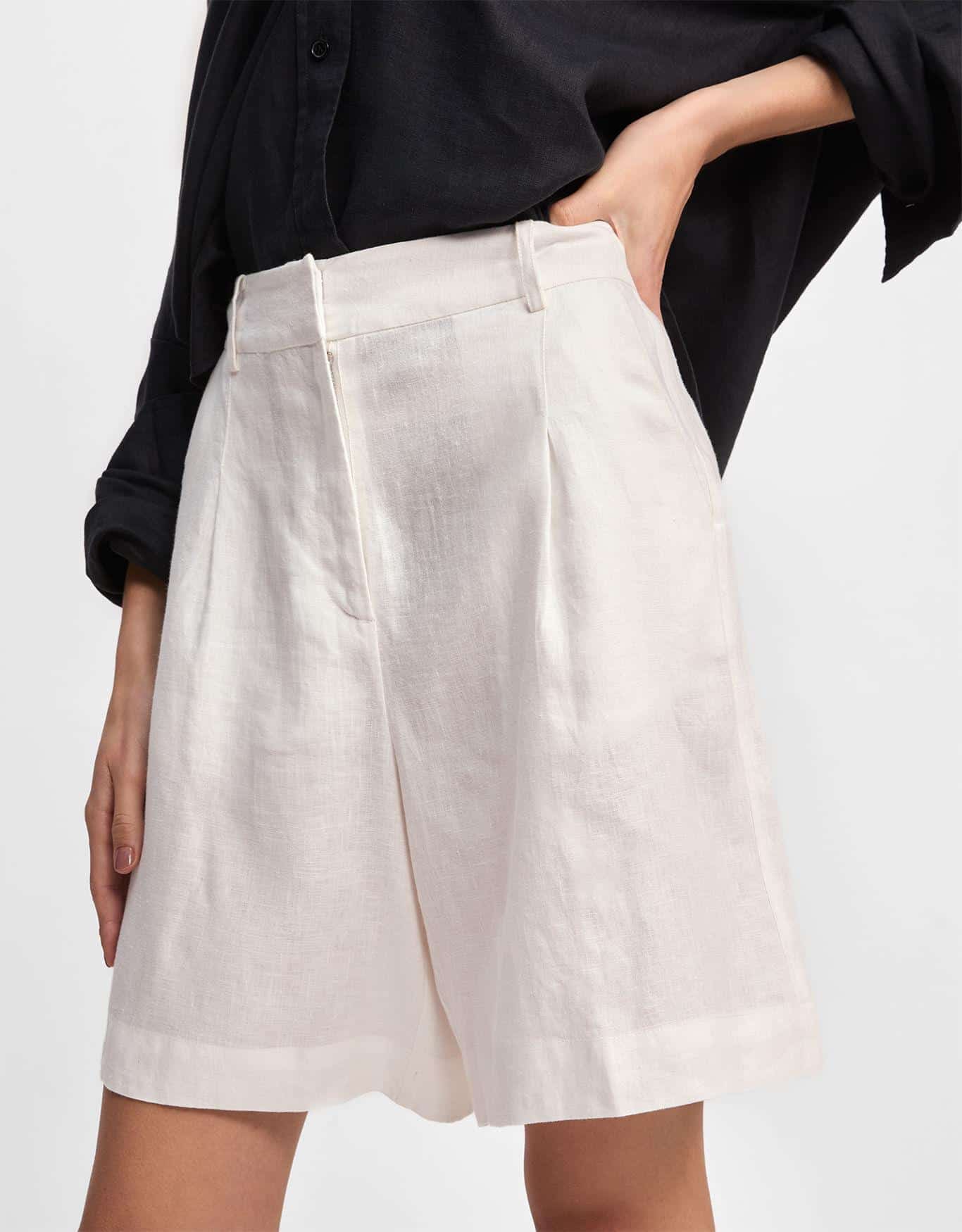 Bermuda Alfaiatada Linho