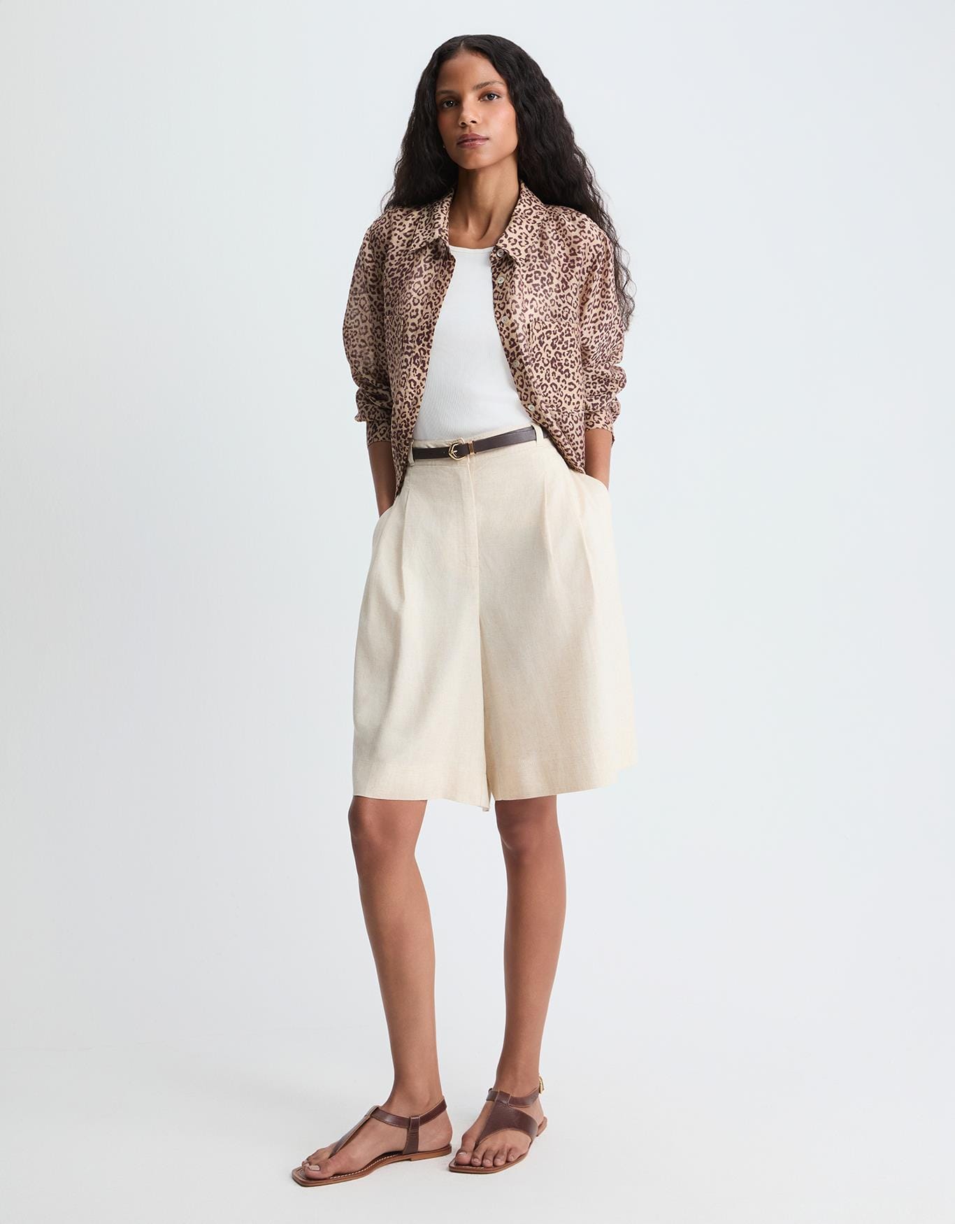 Bermuda Alfaiatada Pregas