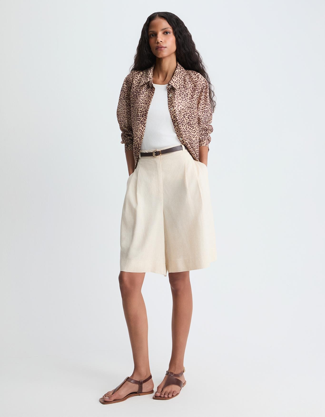 Bermuda Alfaiatada Pregas