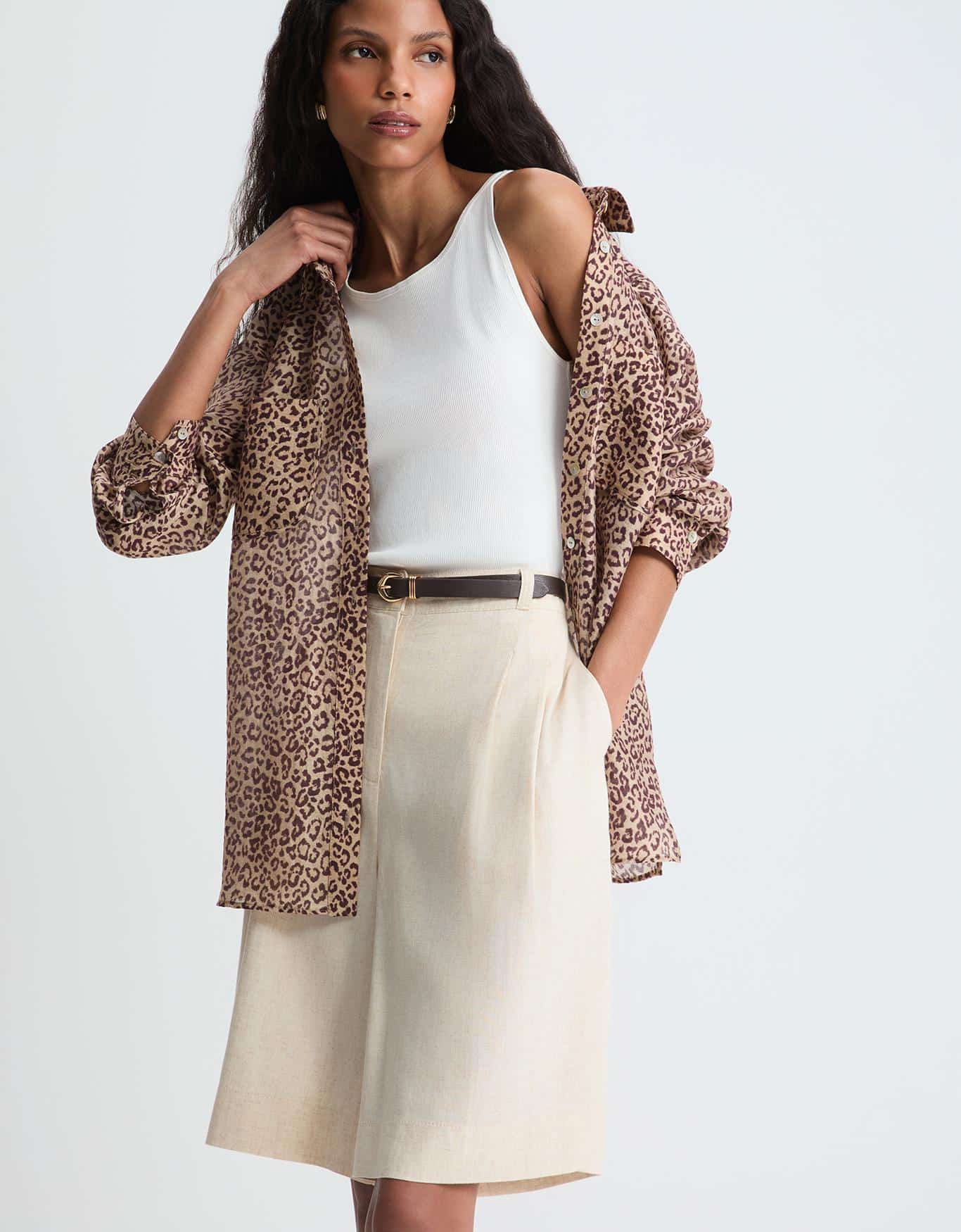 Bermuda Alfaiatada Pregas