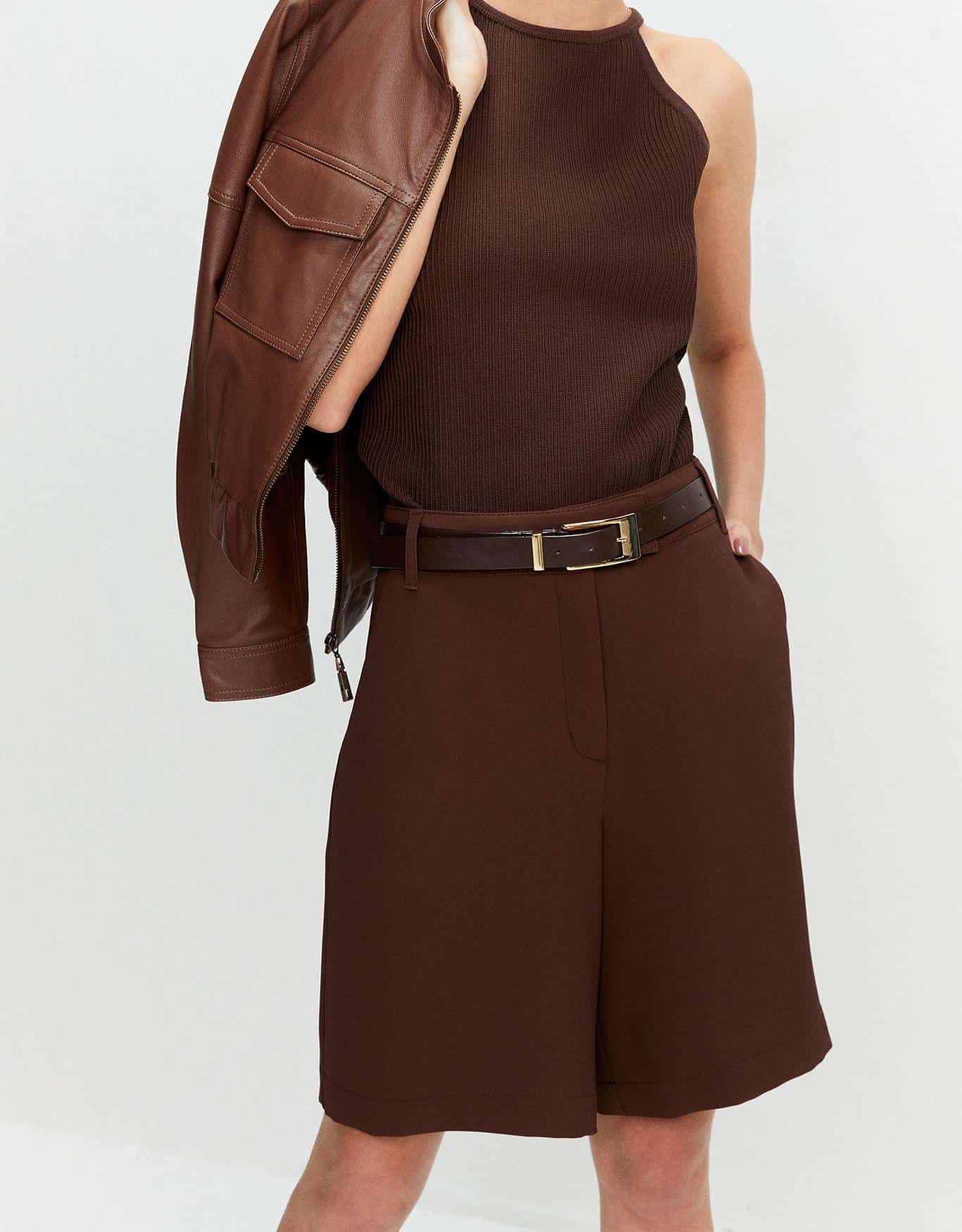 Bermuda Alfaitada Bolso