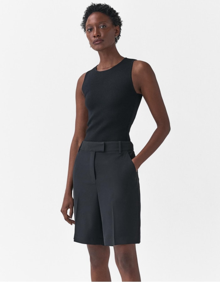 Shoulder — Bermuda Alfaitada com Prega