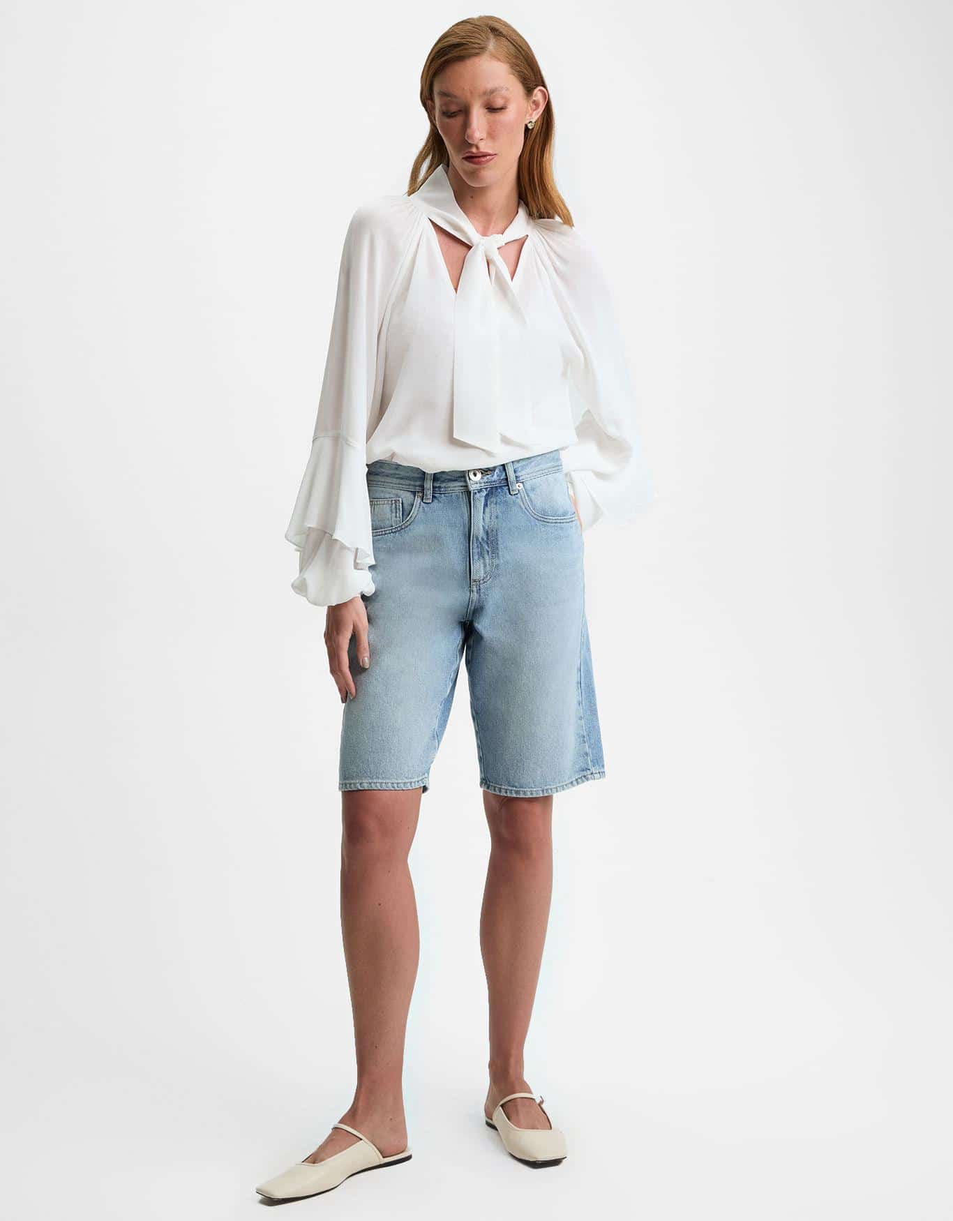 Bermuda Jeans Five Pockets