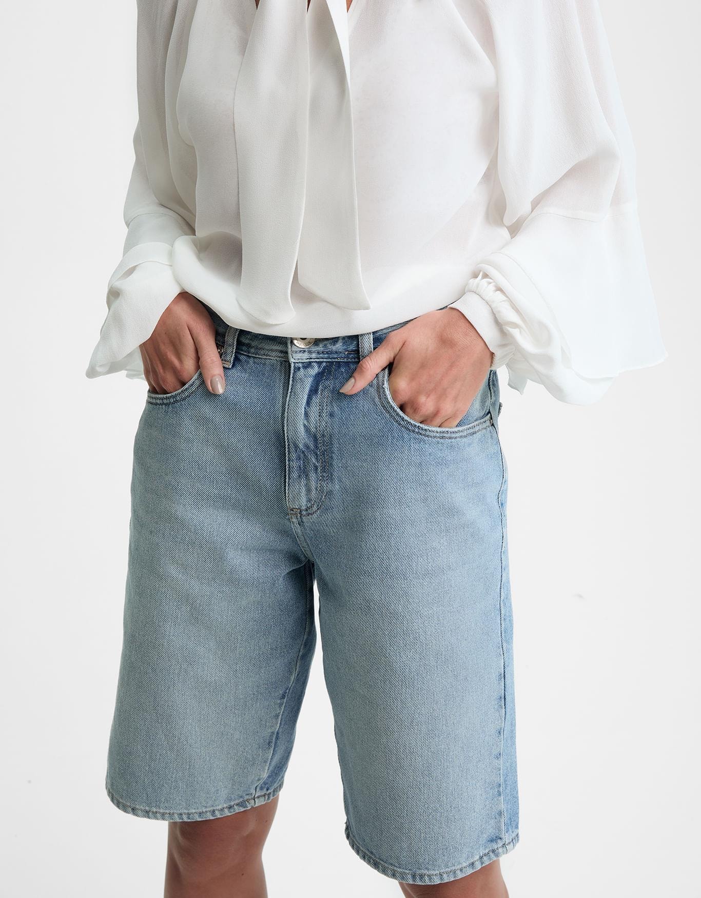 Bermuda Jeans Five Pockets