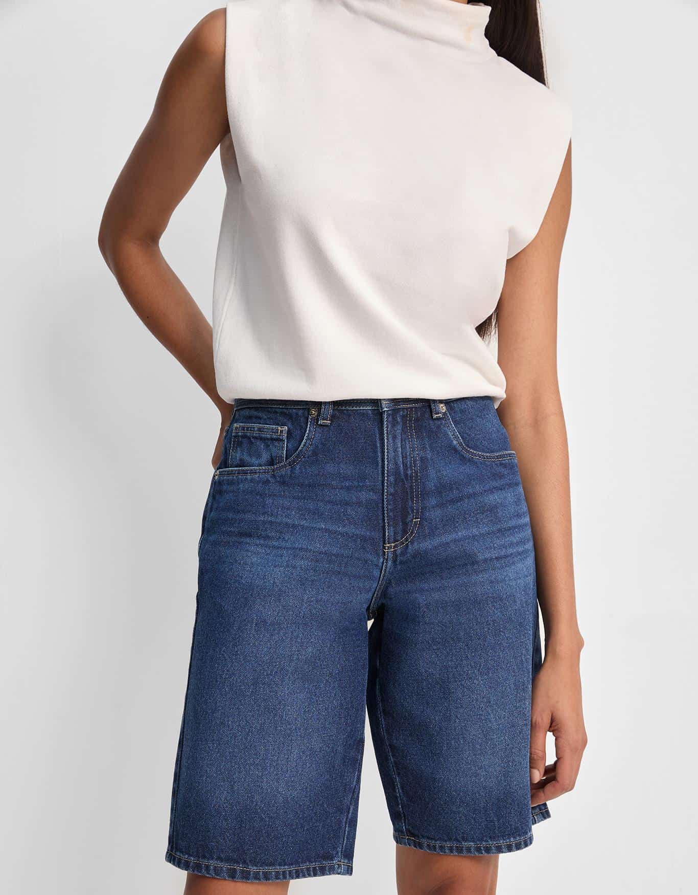 Bermuda Jeans Five Pockets