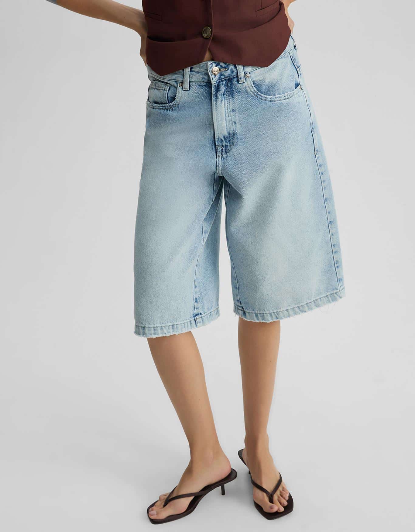 Bermuda Jeans Over 5 Pockets