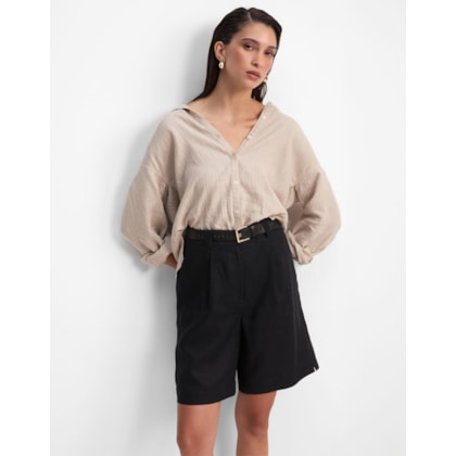 Bermuda Linho Alfaiatada