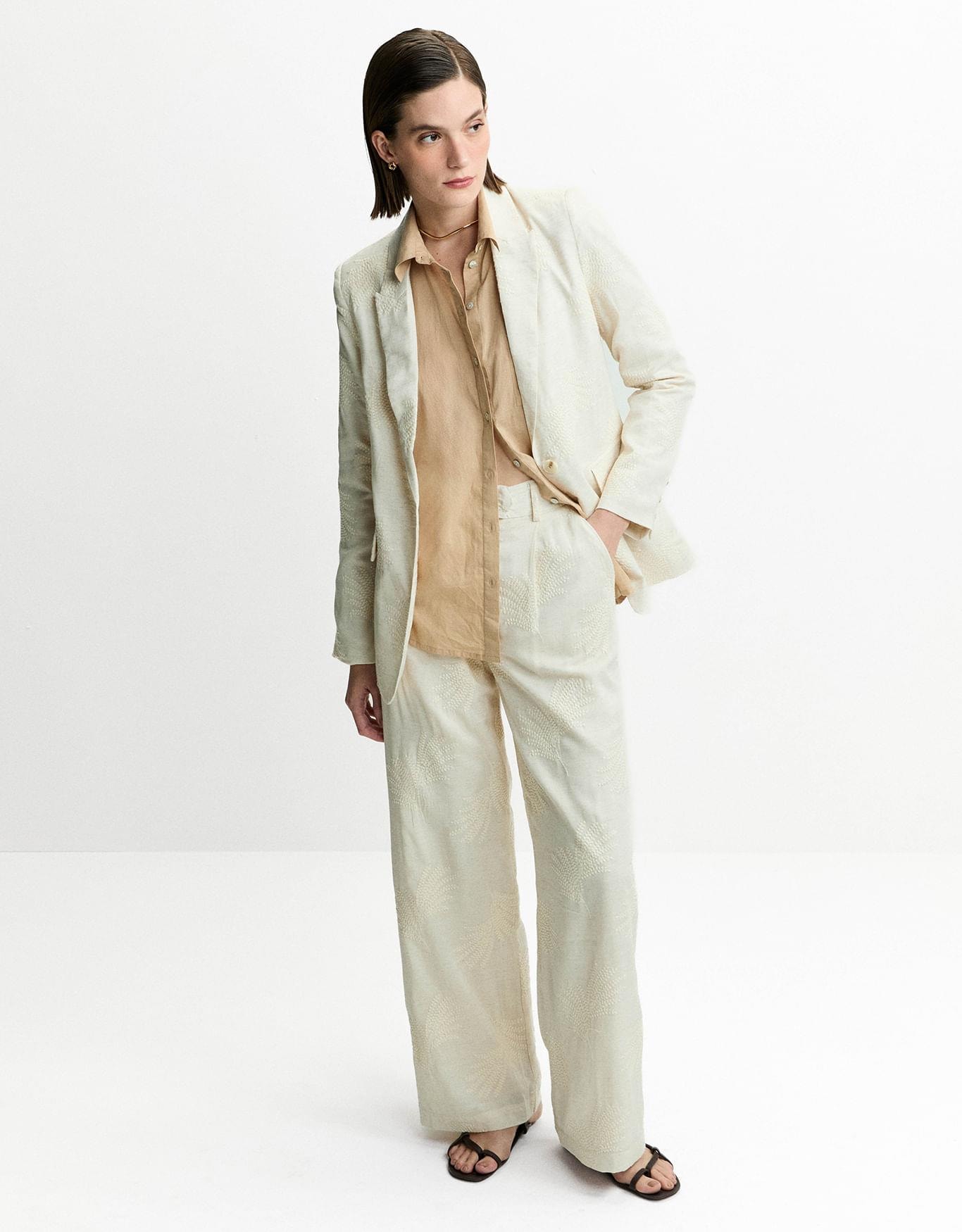 Blazer Alfaiatado Bordado