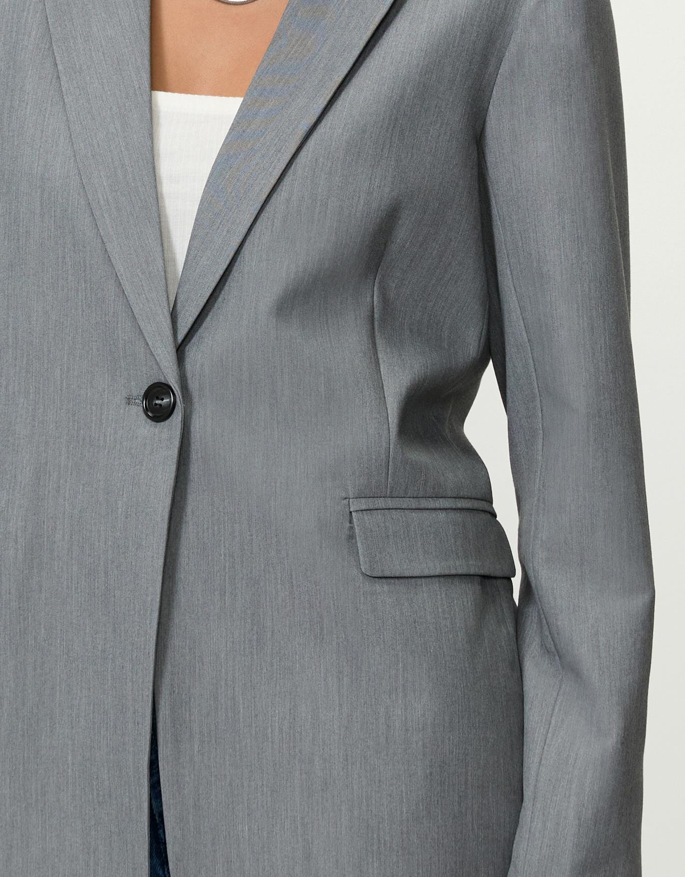 Blazer Alfaiatado Cinza