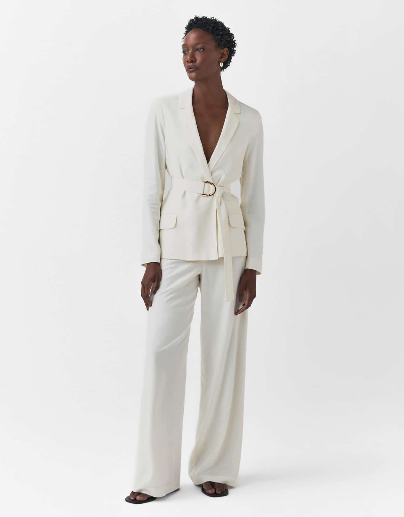 Blazer Alfaiatado Com Cinto