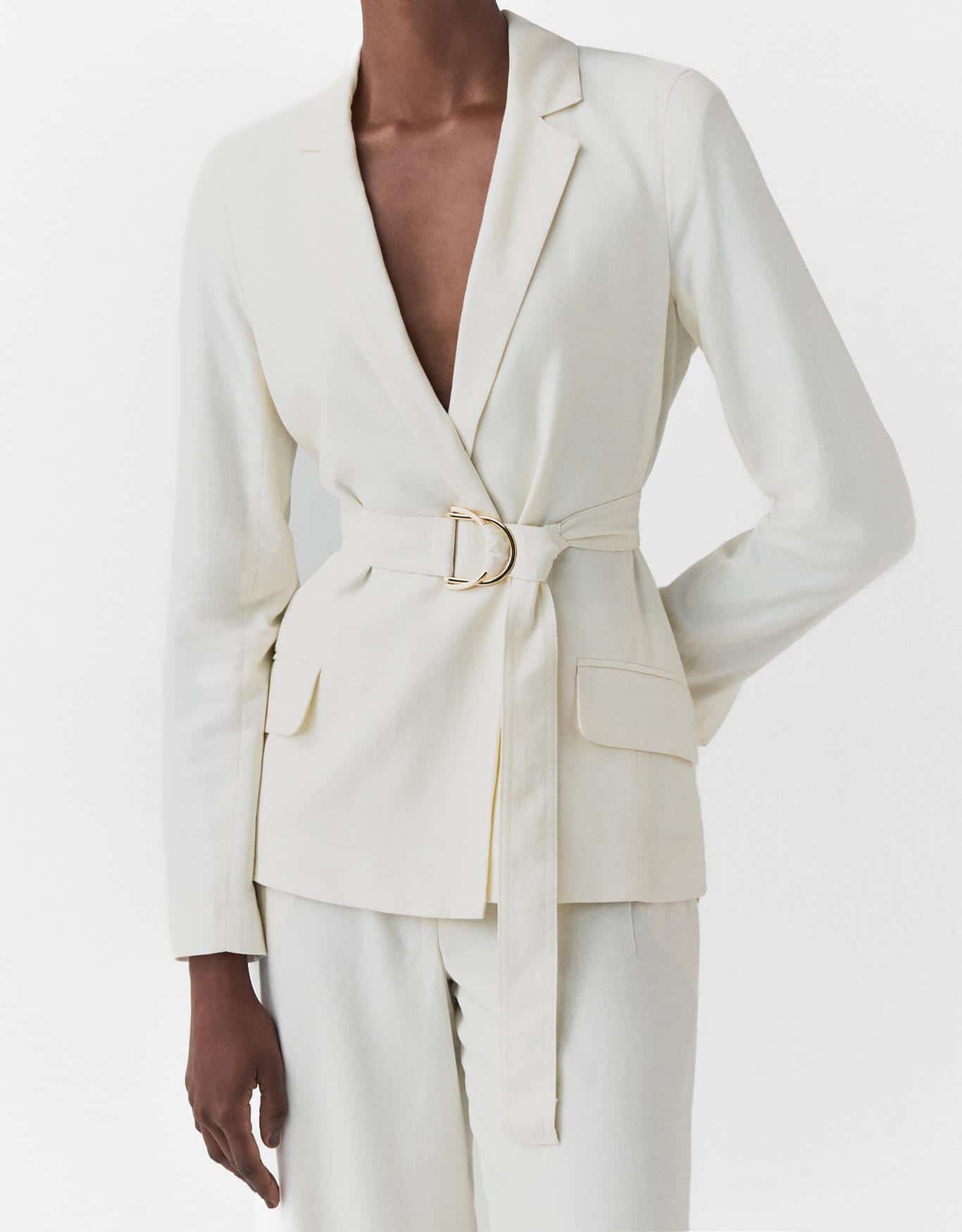 Blazer Alfaiatado Com Cinto