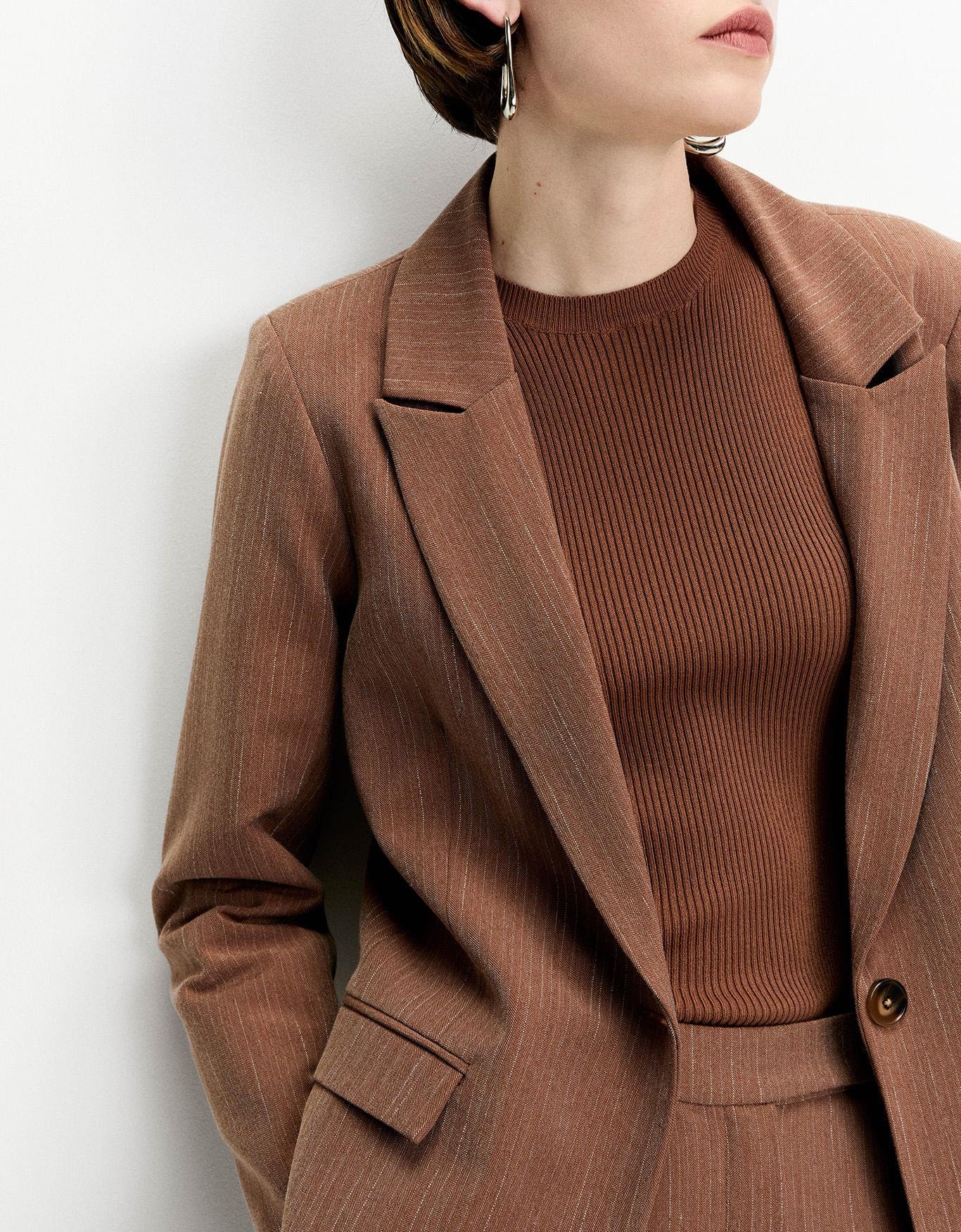 Blazer Alfaiataria Camel