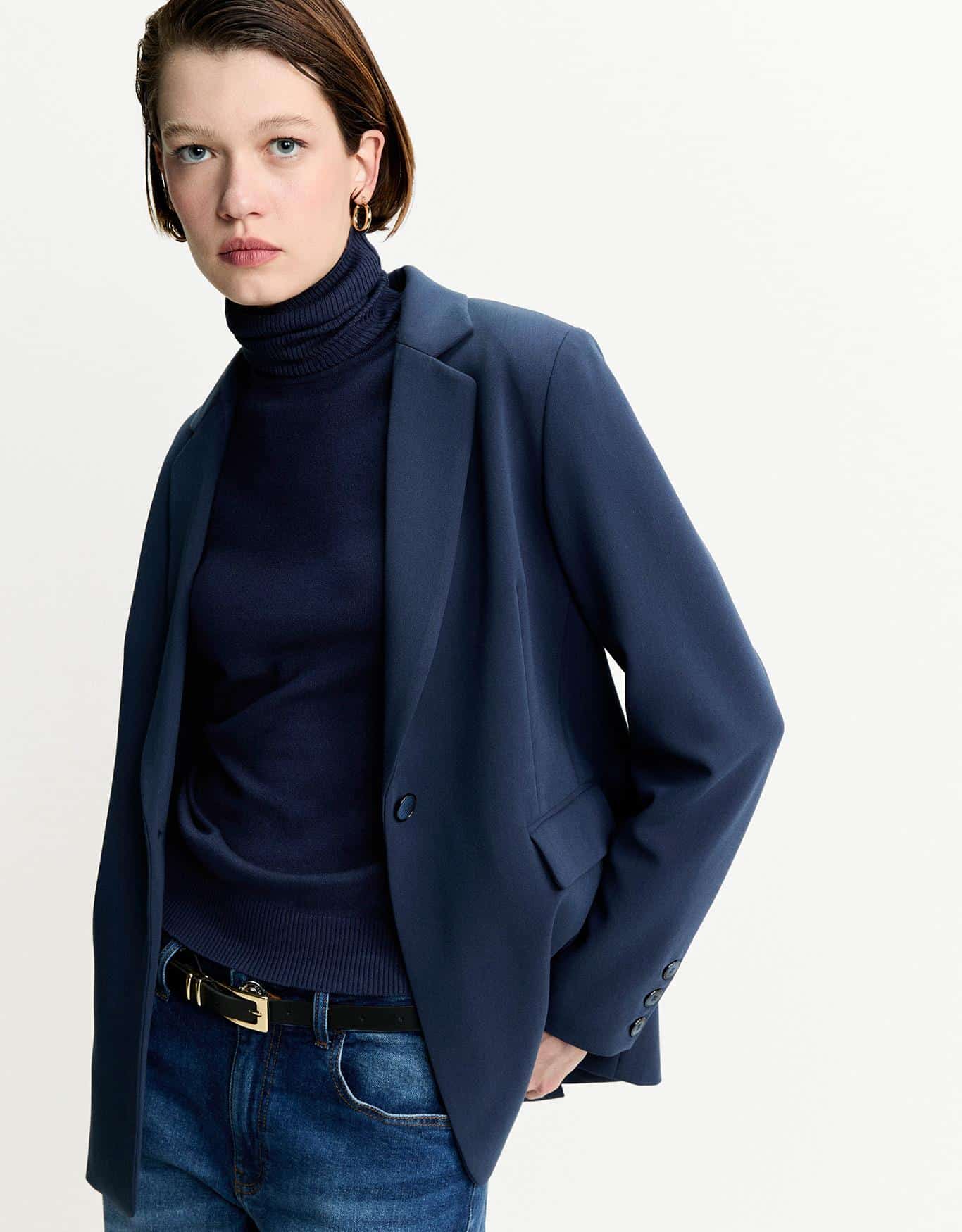 Blazer Brasília Alfaiatado Azul