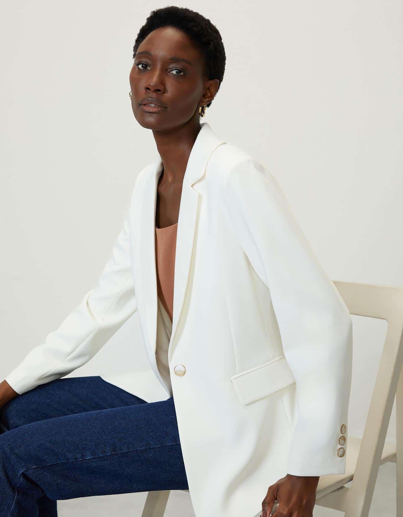 Blazer Brasília Alfaiatado Off White