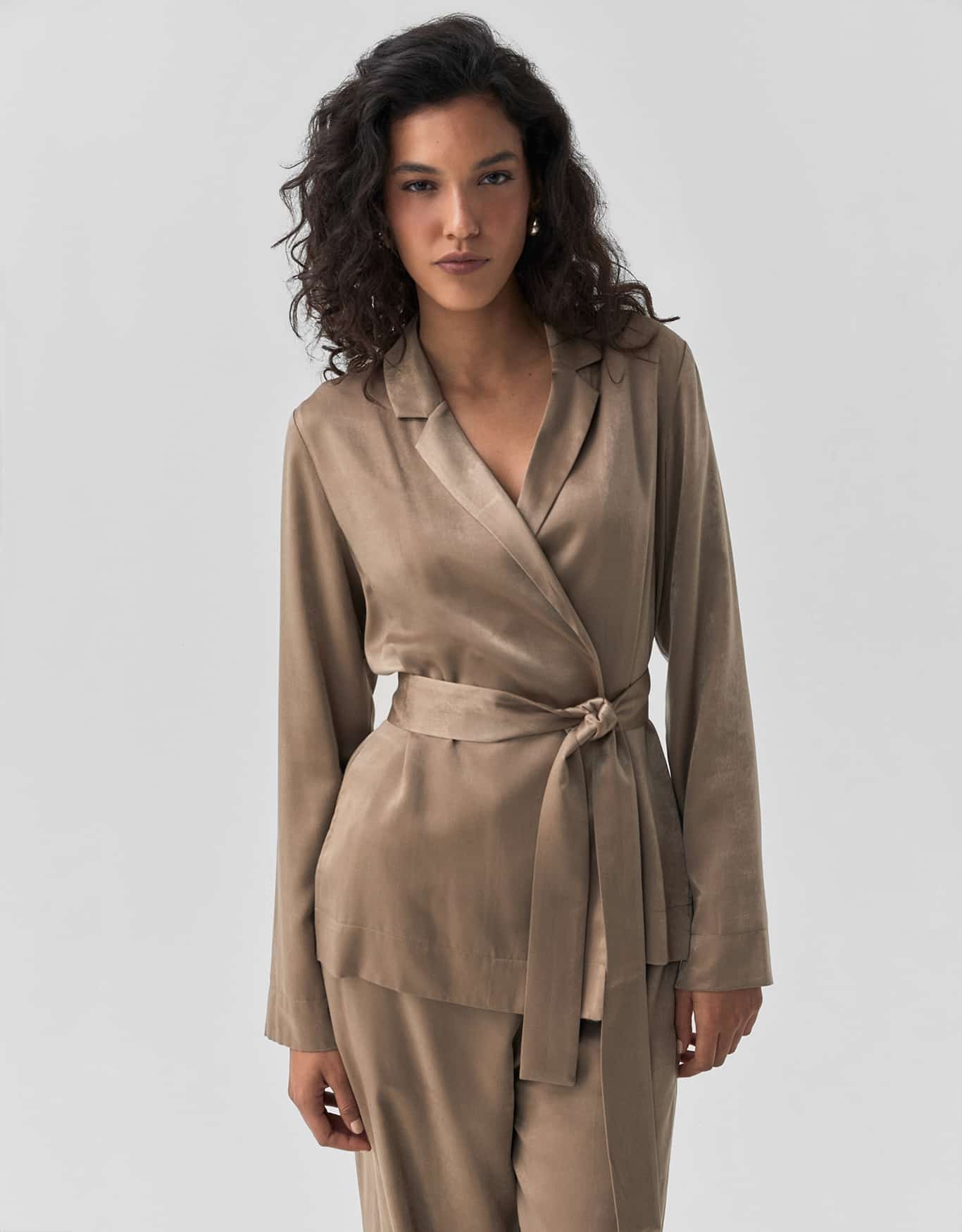 Blazer Leve Acetinado