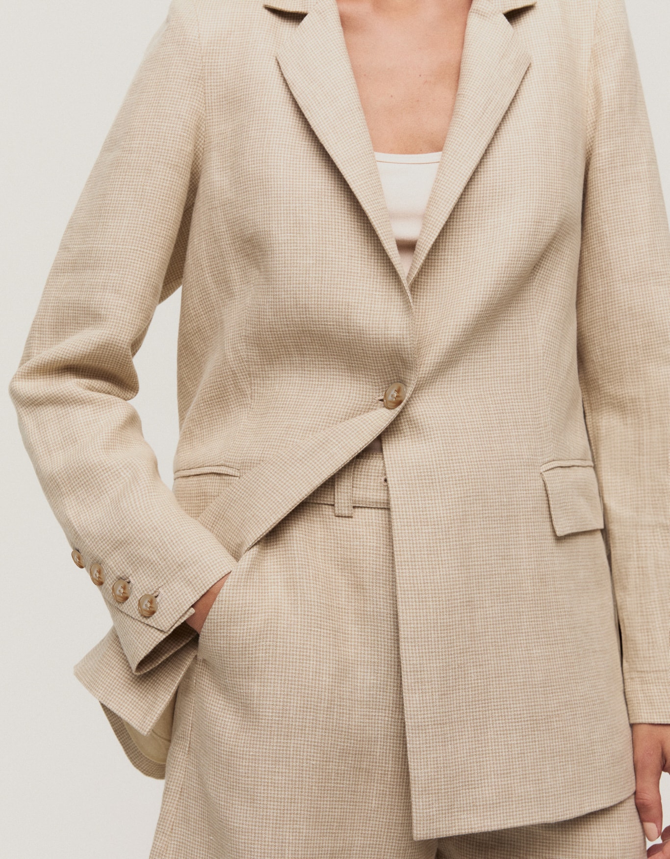 Blazer Linho Fio Tinto
