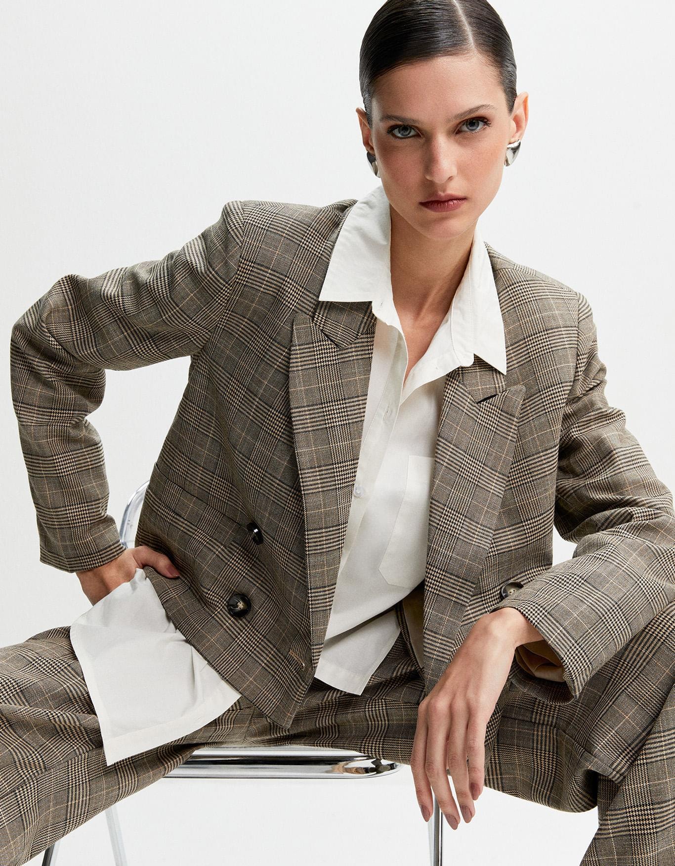 Blazer Xadrez Alfaiataria