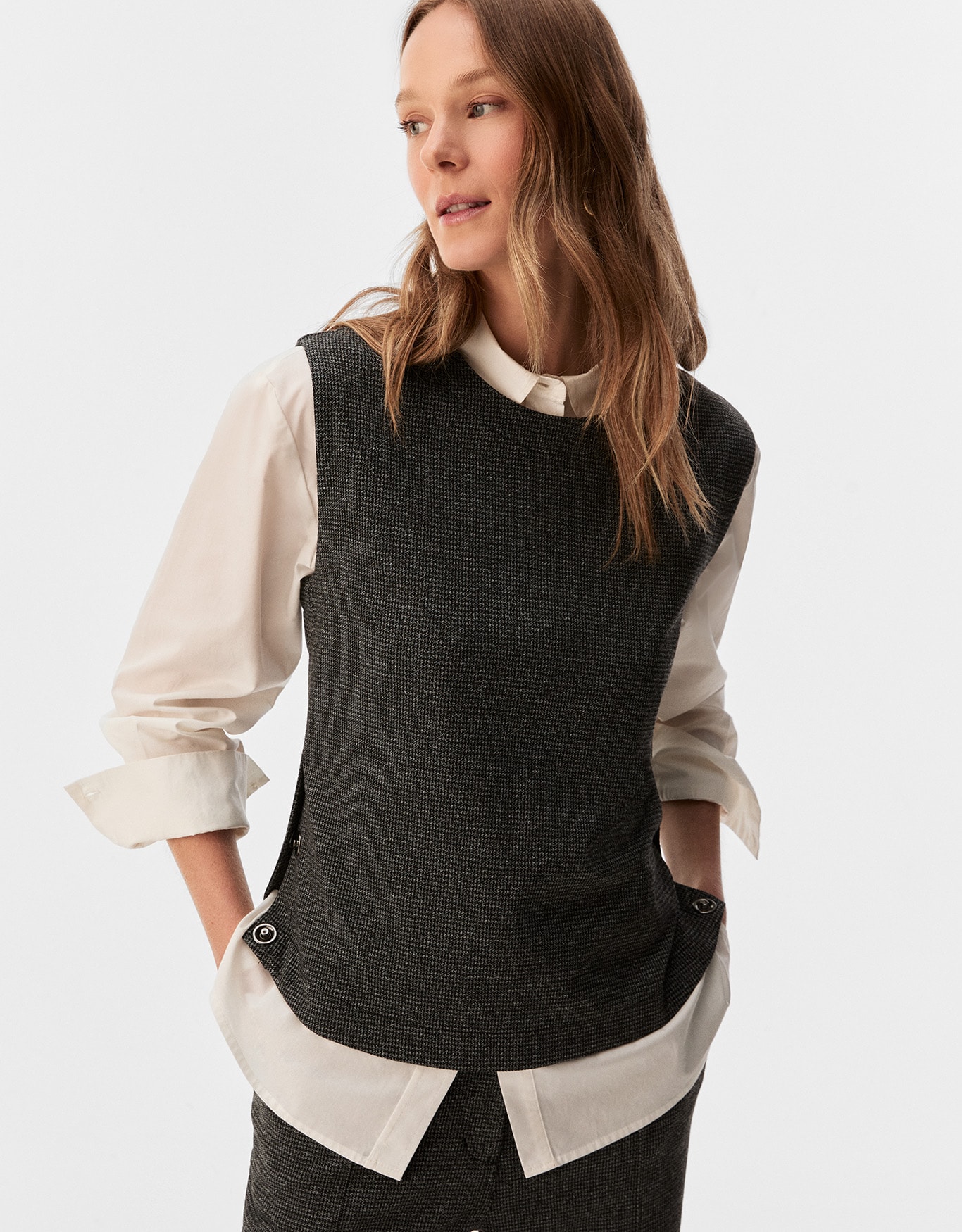 Blusa 360 com Ilhos Mescla