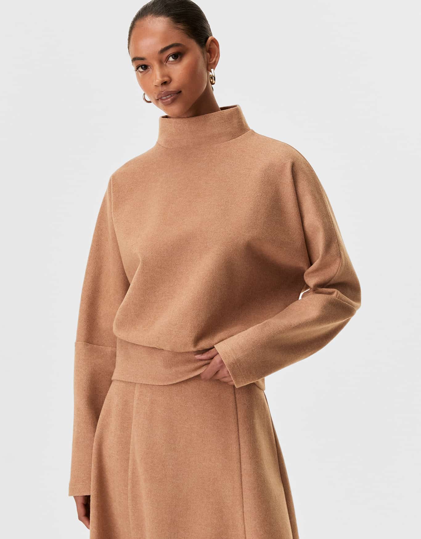 Blusa 360 Manga Longa Mescla