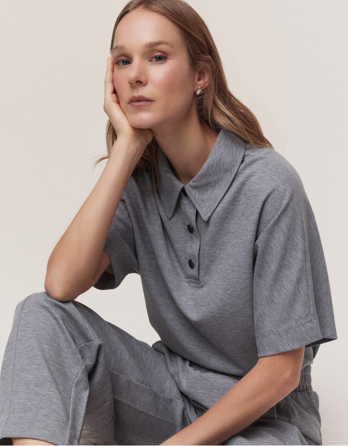 Shoulder — Blusa 360 Polo Piquet