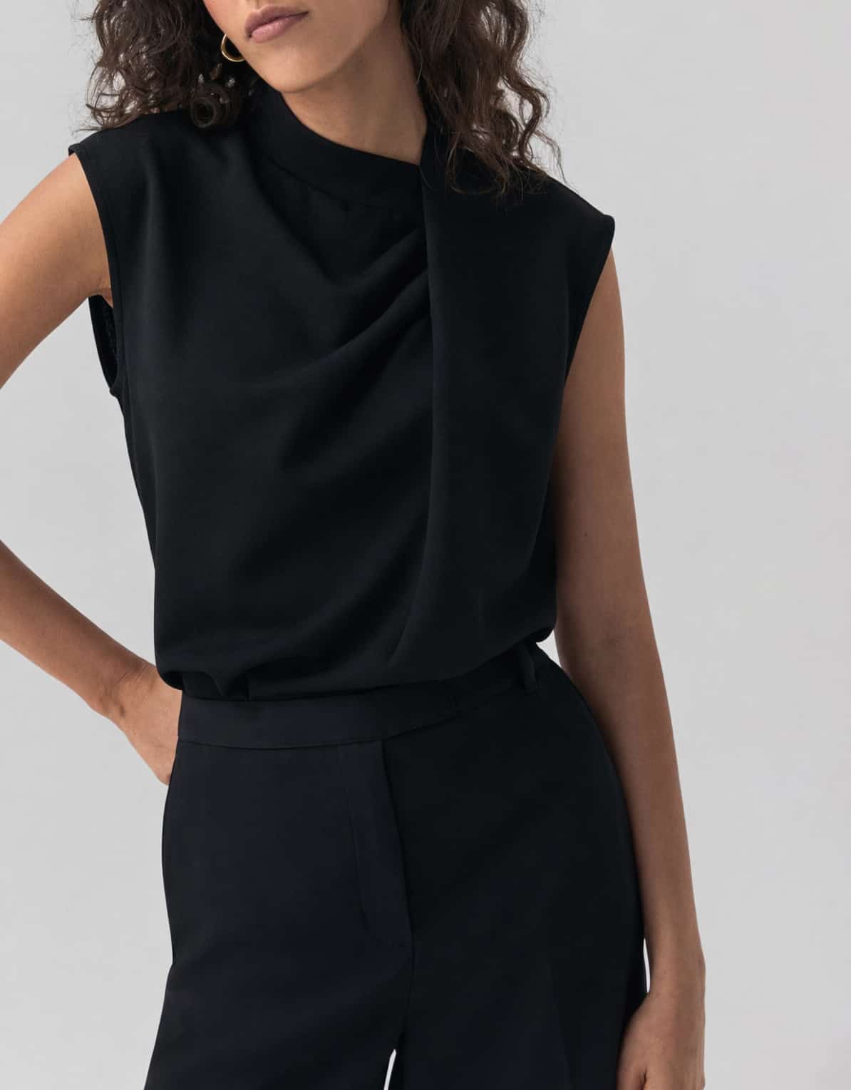 Blusa 360 Pregas Crepe