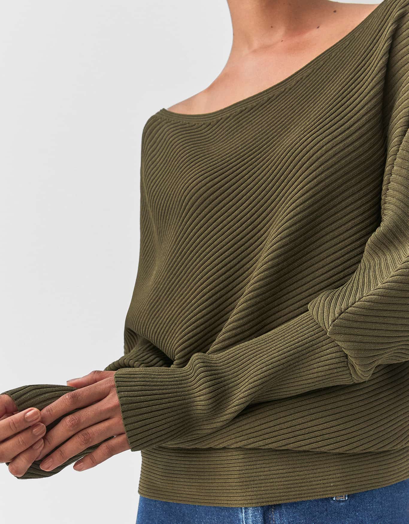 Blusa 360 Tricot Assimetrica