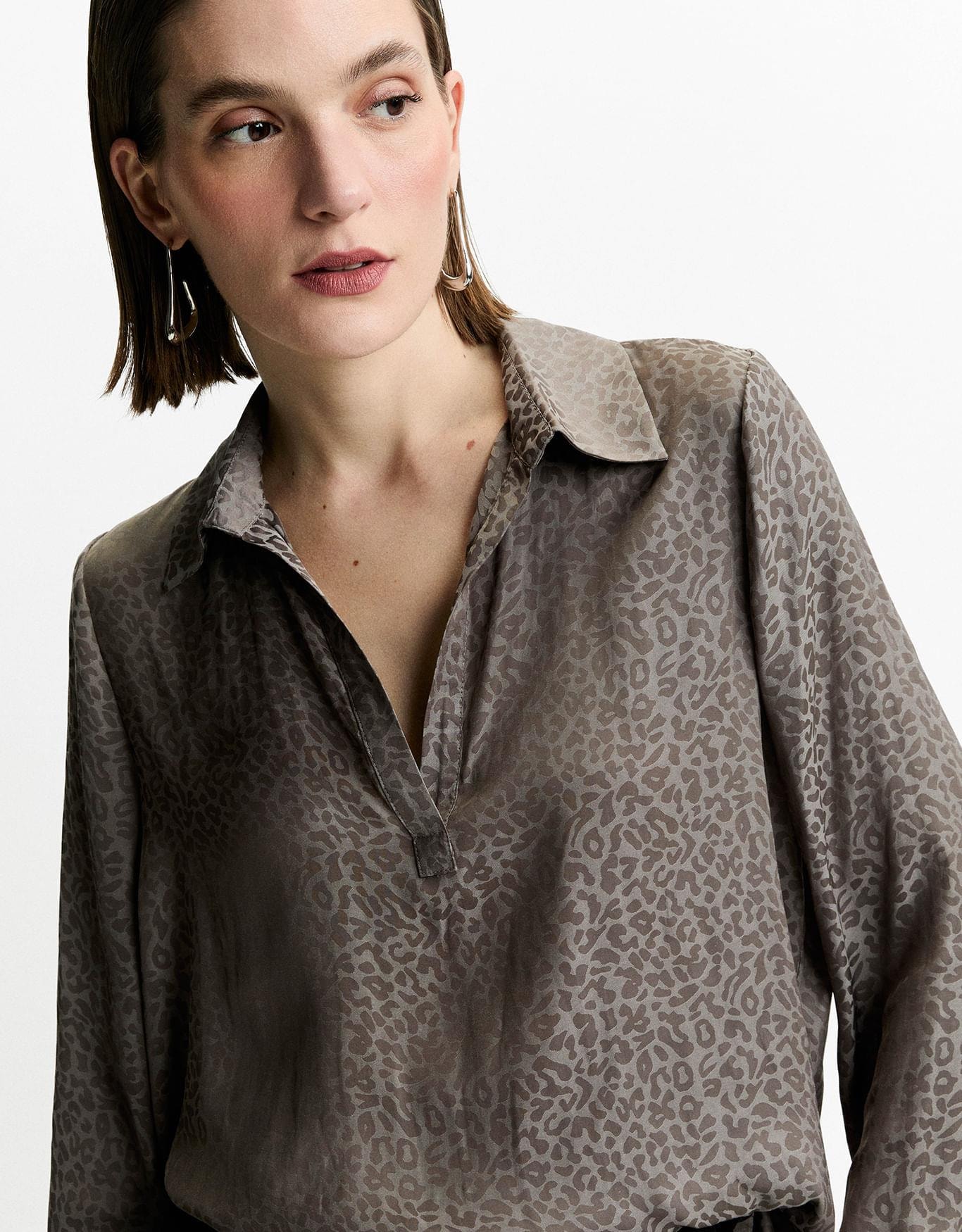 Blusa Acetinada