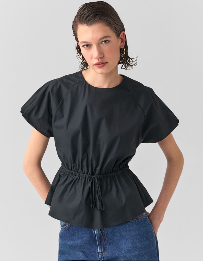 Shoulder — Blusa Acinturada Amarração