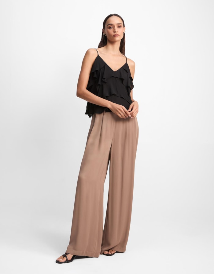 Blusa Alça Fina Babados