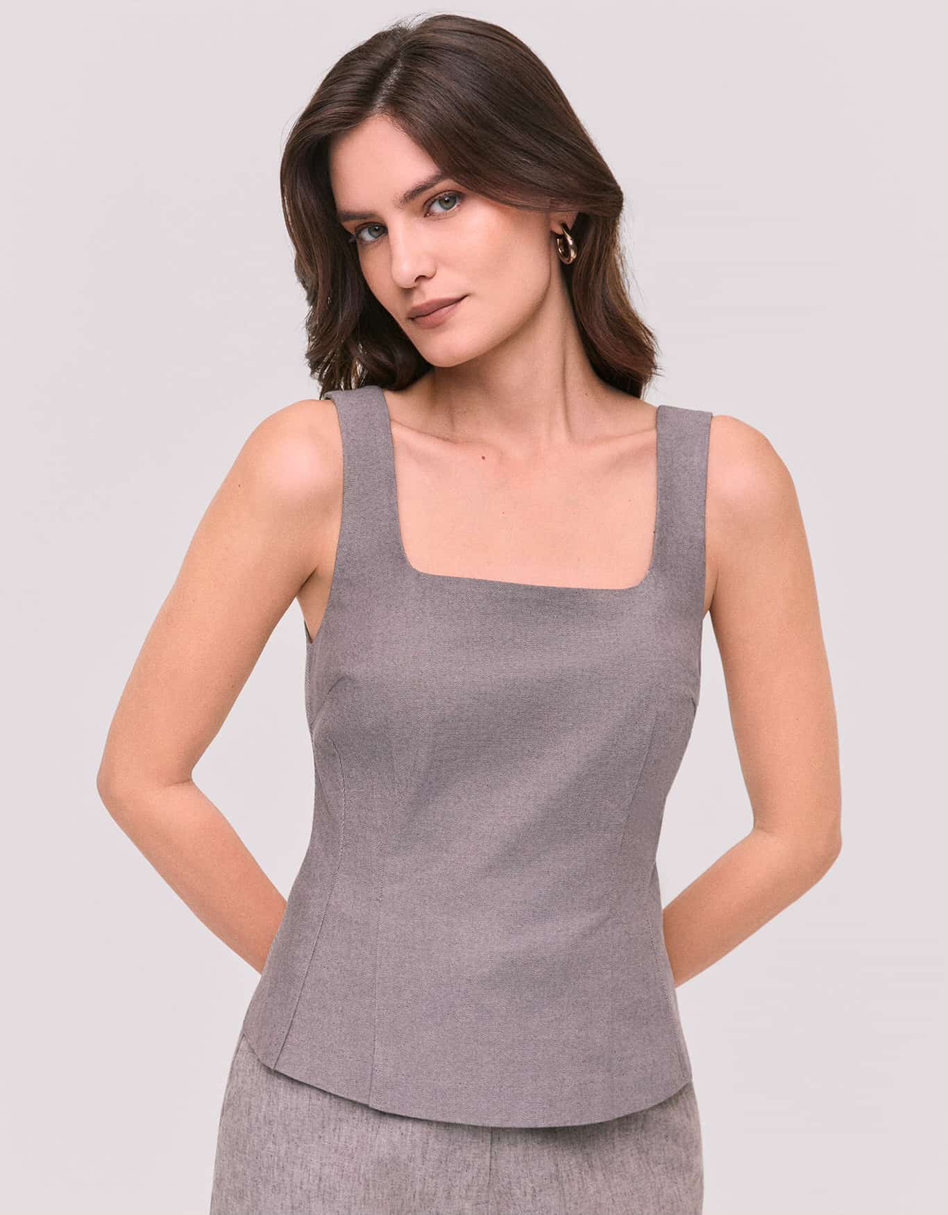 Blusa Alfaiataria Recortes