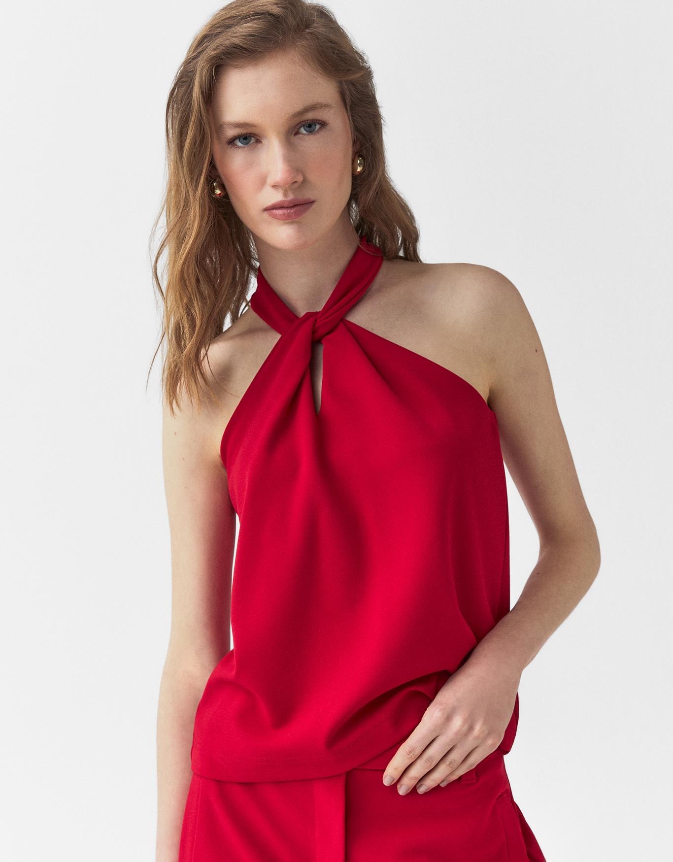 Blusa Amarração Crepe 360