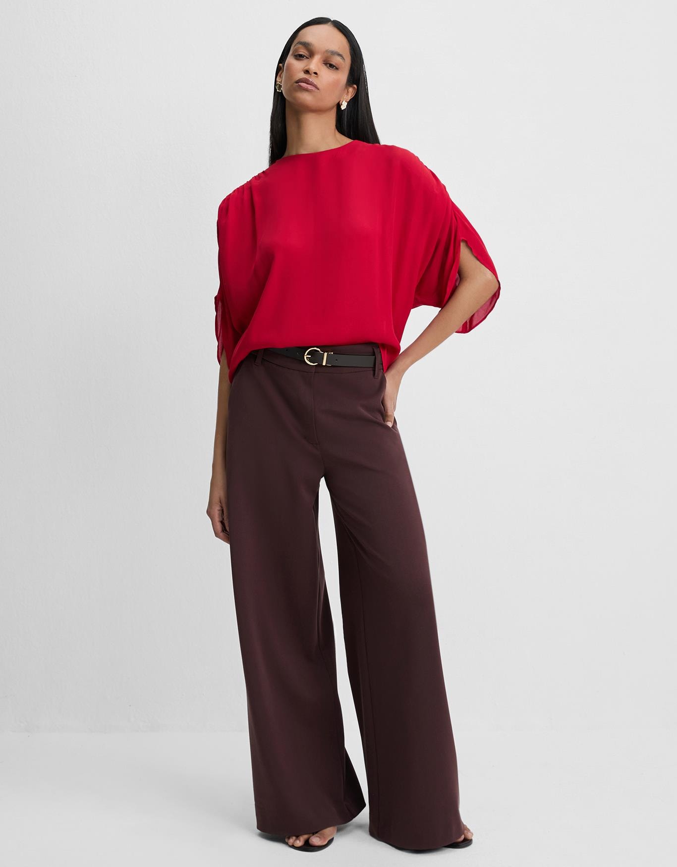 Blusa Ampla Com Franzido