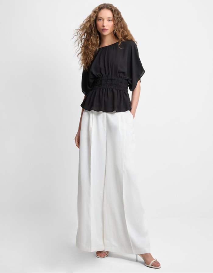 Blusa Ampla Com Pregas