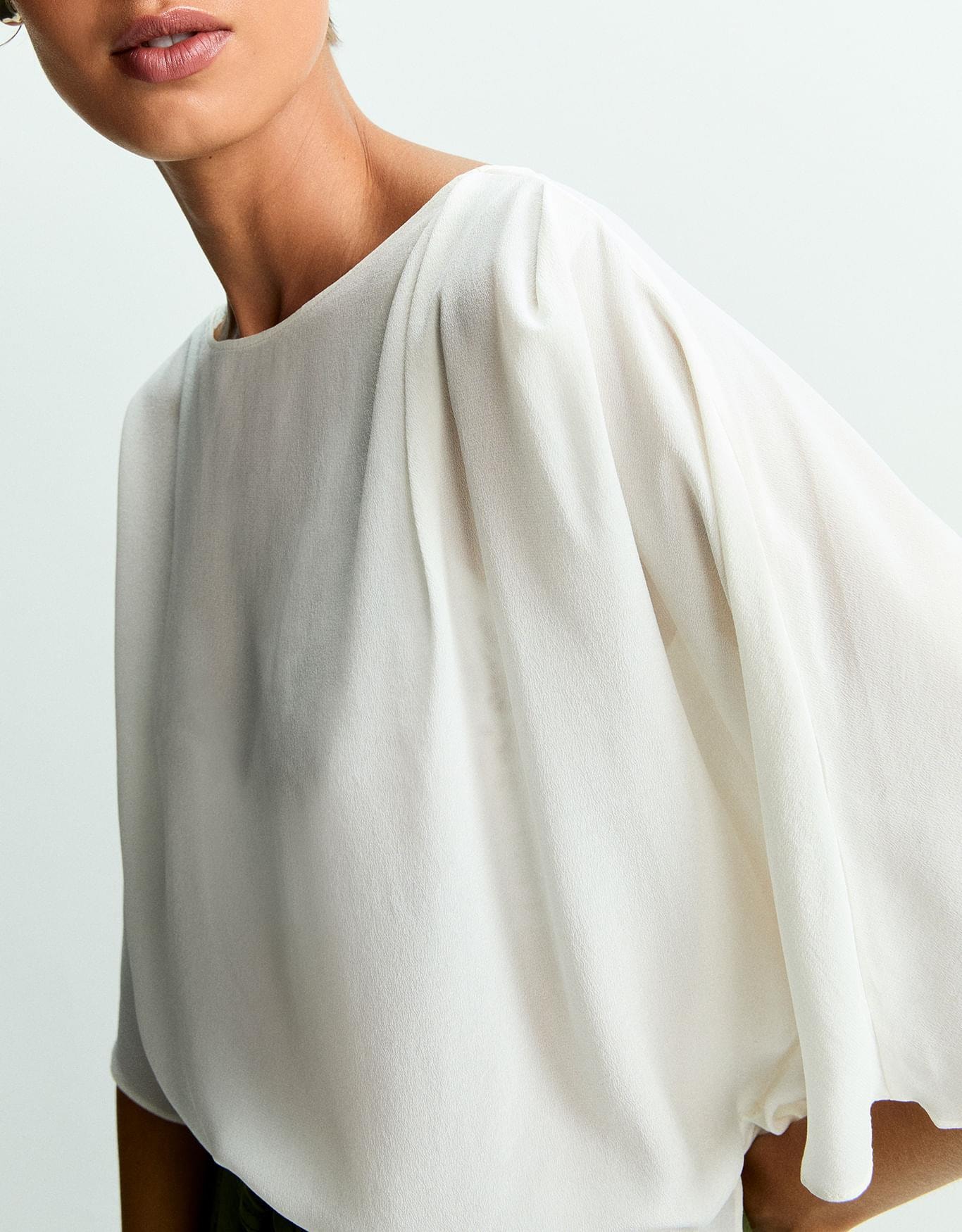 Blusa Ampla  De Seda