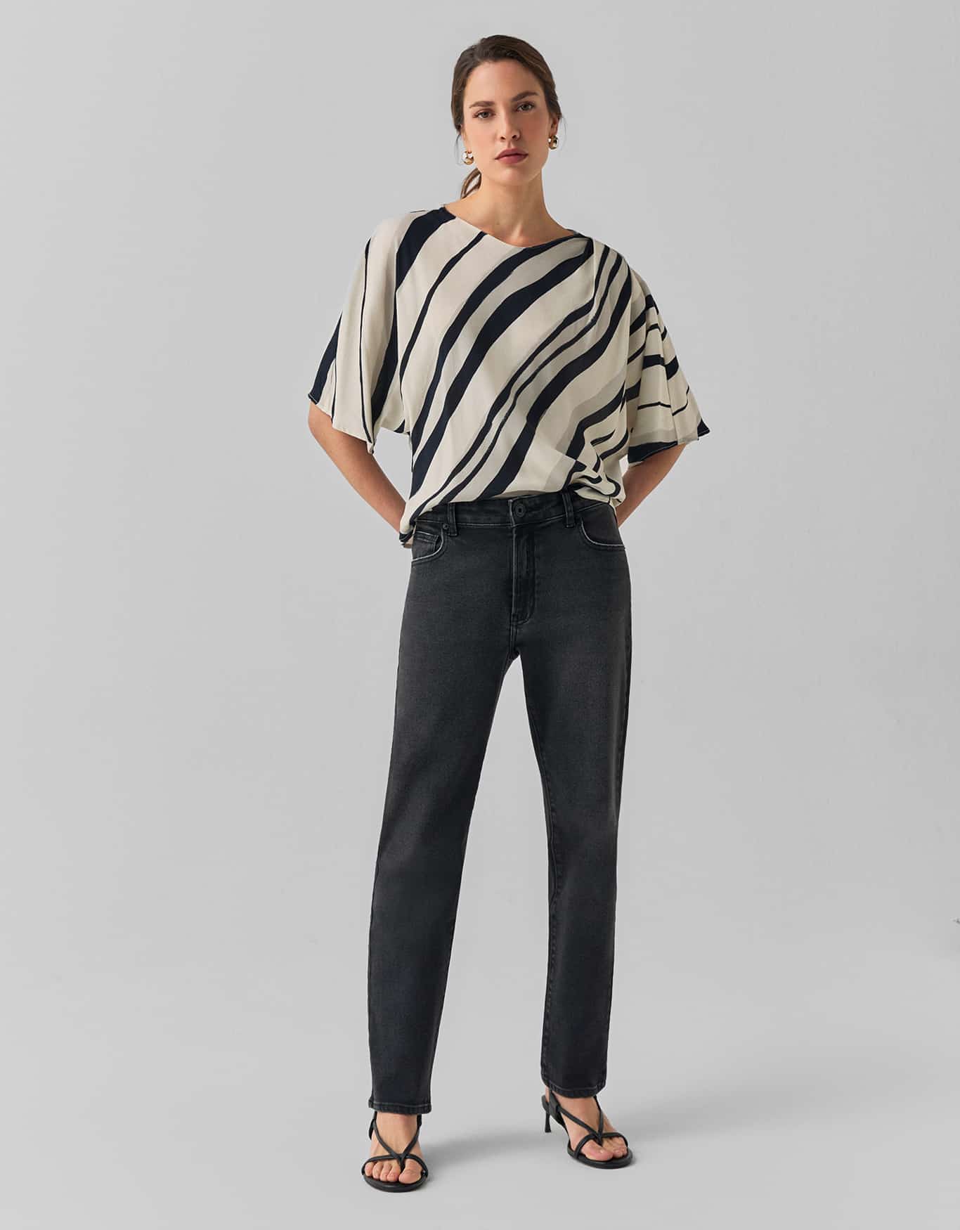 Blusa Ampla Listra Pb