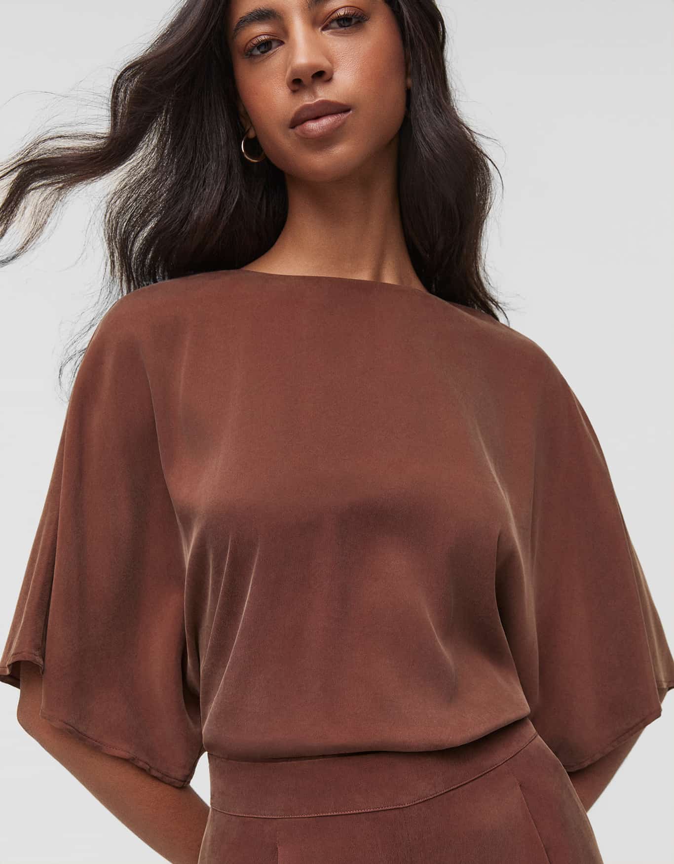 Blusa Ampla Manga Curta