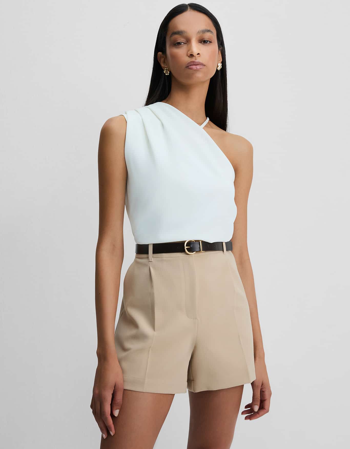 Blusa Assimétrica Alfaiataria Leve 360