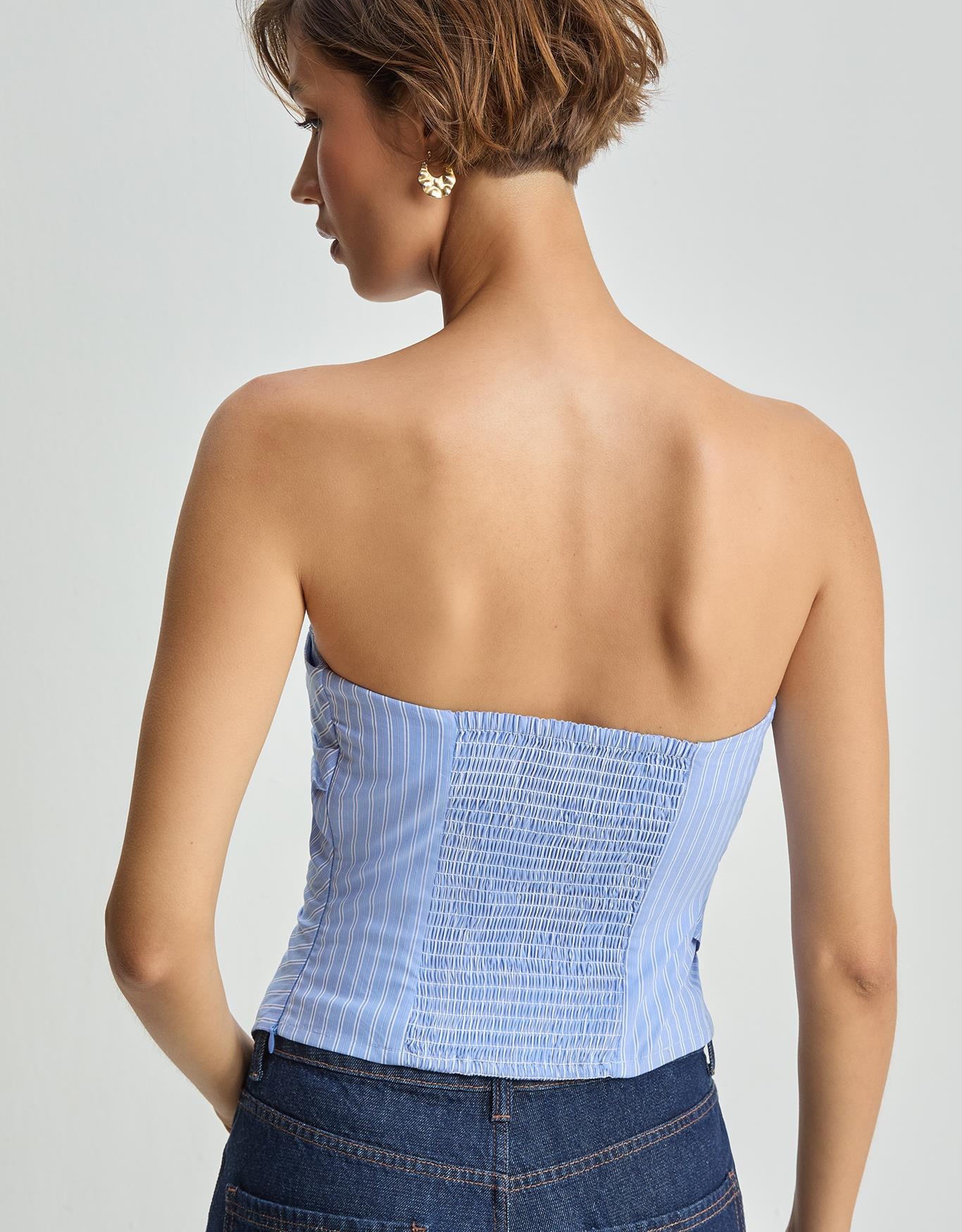 Blusa Assimétrica Listrada