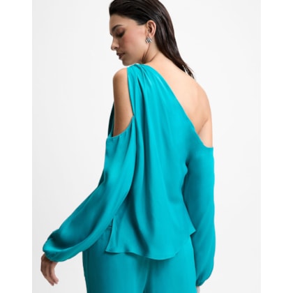 Blusa Assimétrica Manga Longa