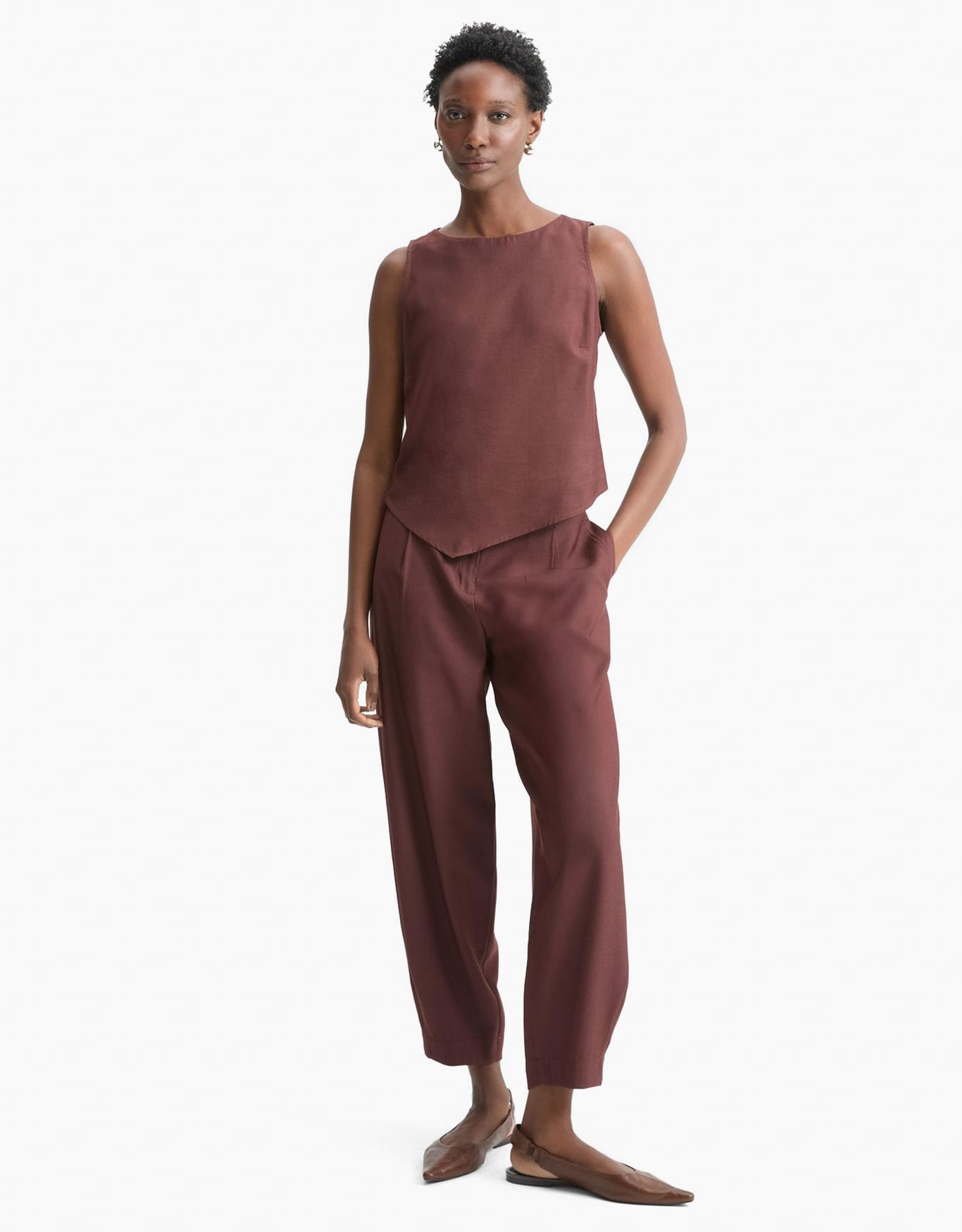 Blusa Assimétrica Zíper