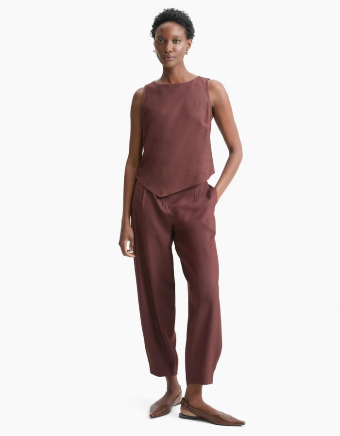 Blusa Assimétrica Zíper