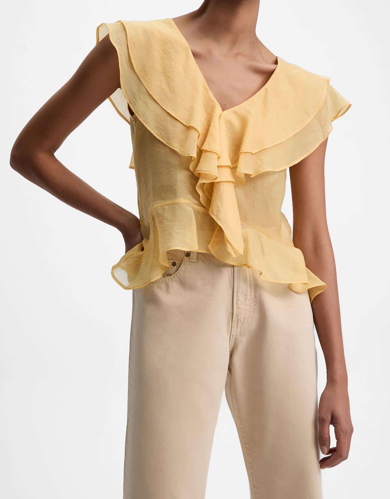Blusa Babados Decote V
