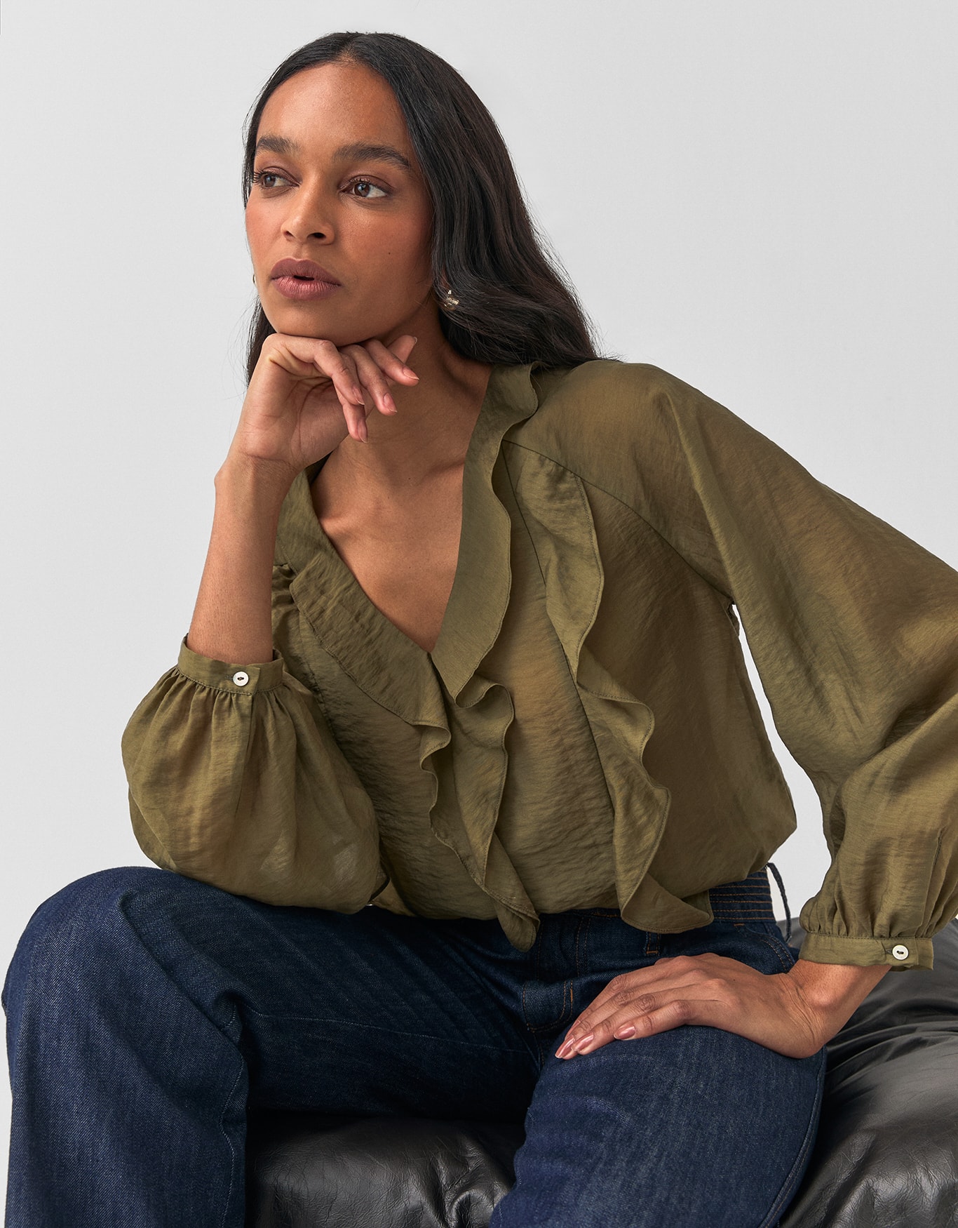 Blusa Detalhe Babados