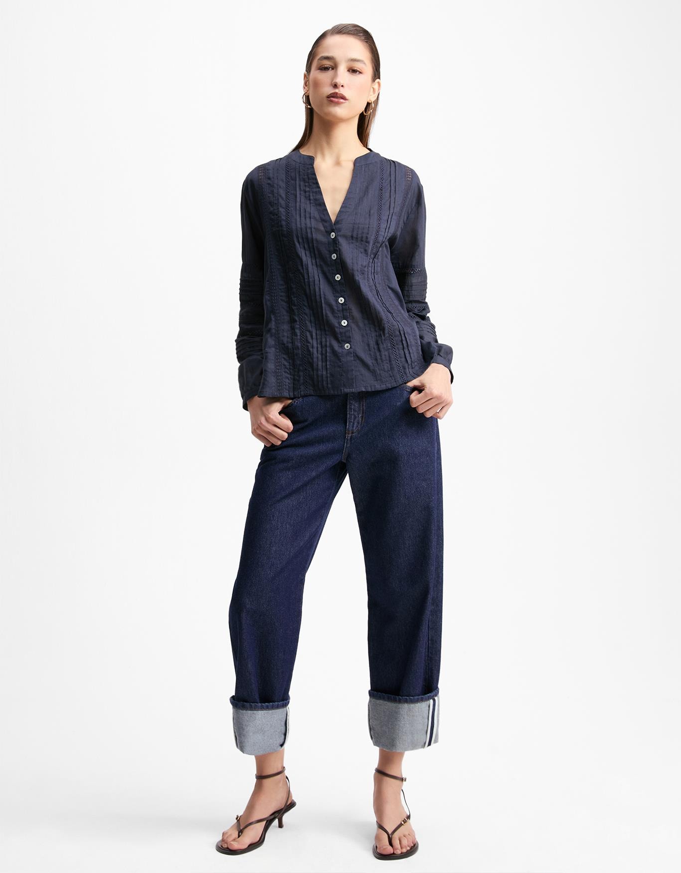 Blusa Detalhe Entremeio