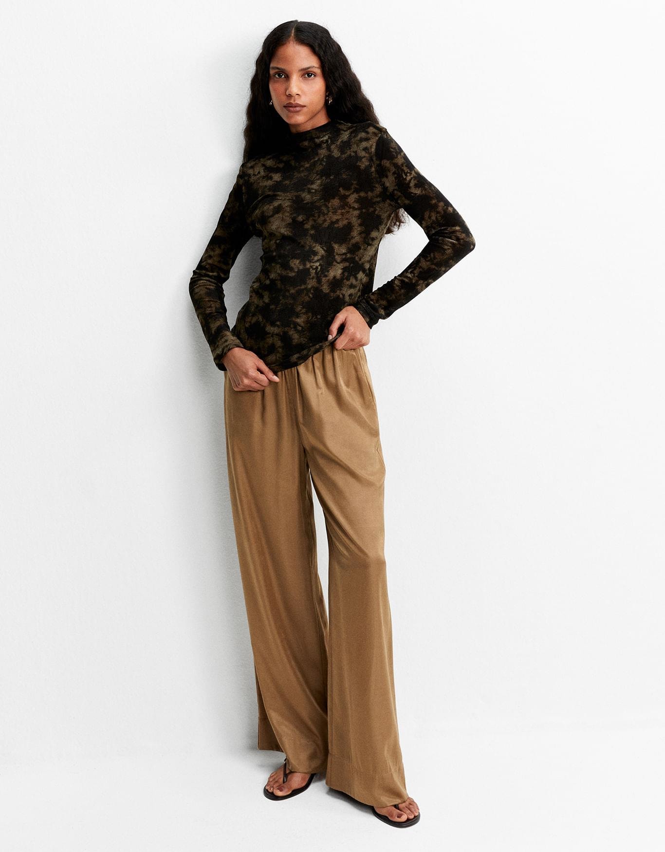 Blusa Estampada Veludo