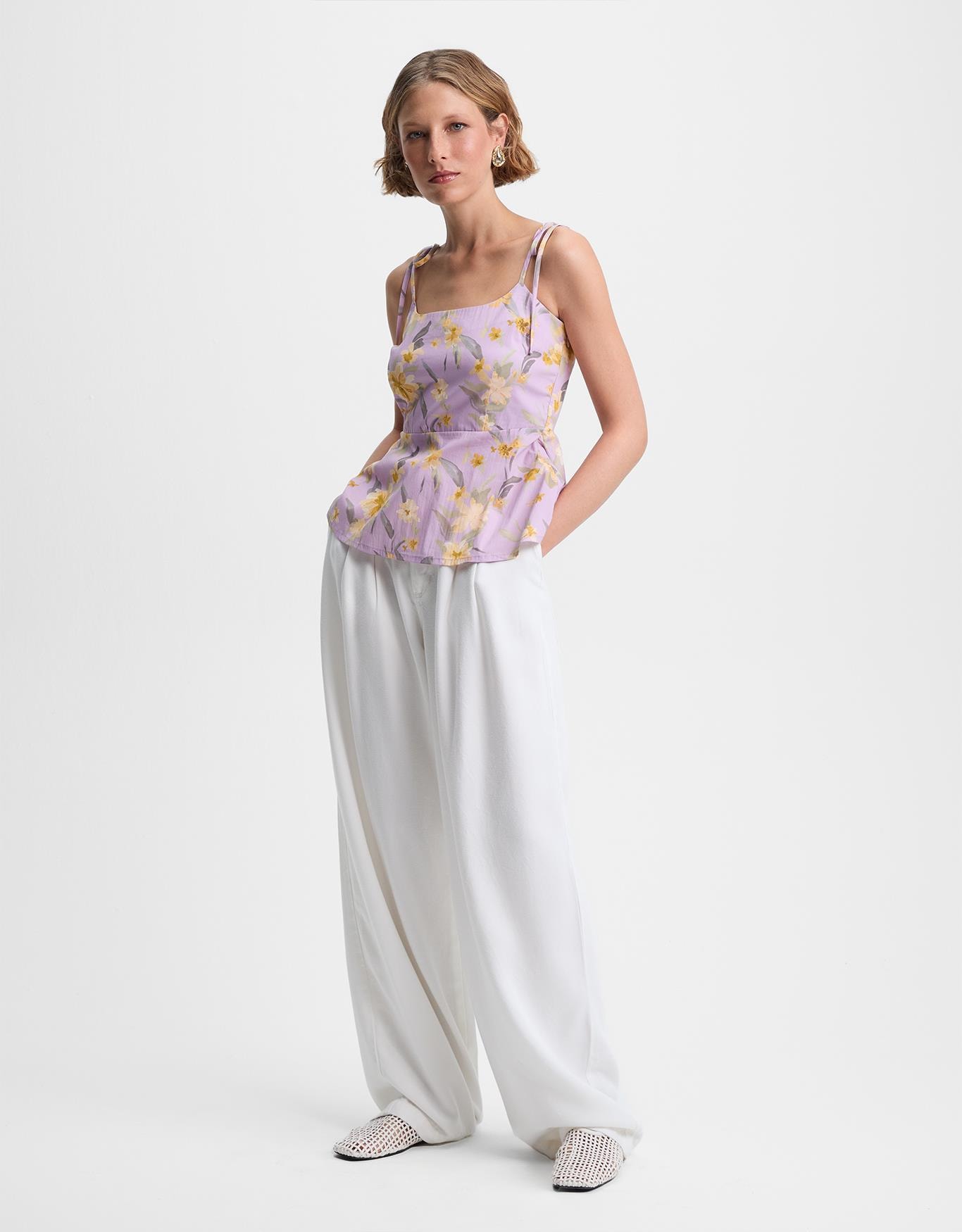 Blusa Floral Botanique Lilás