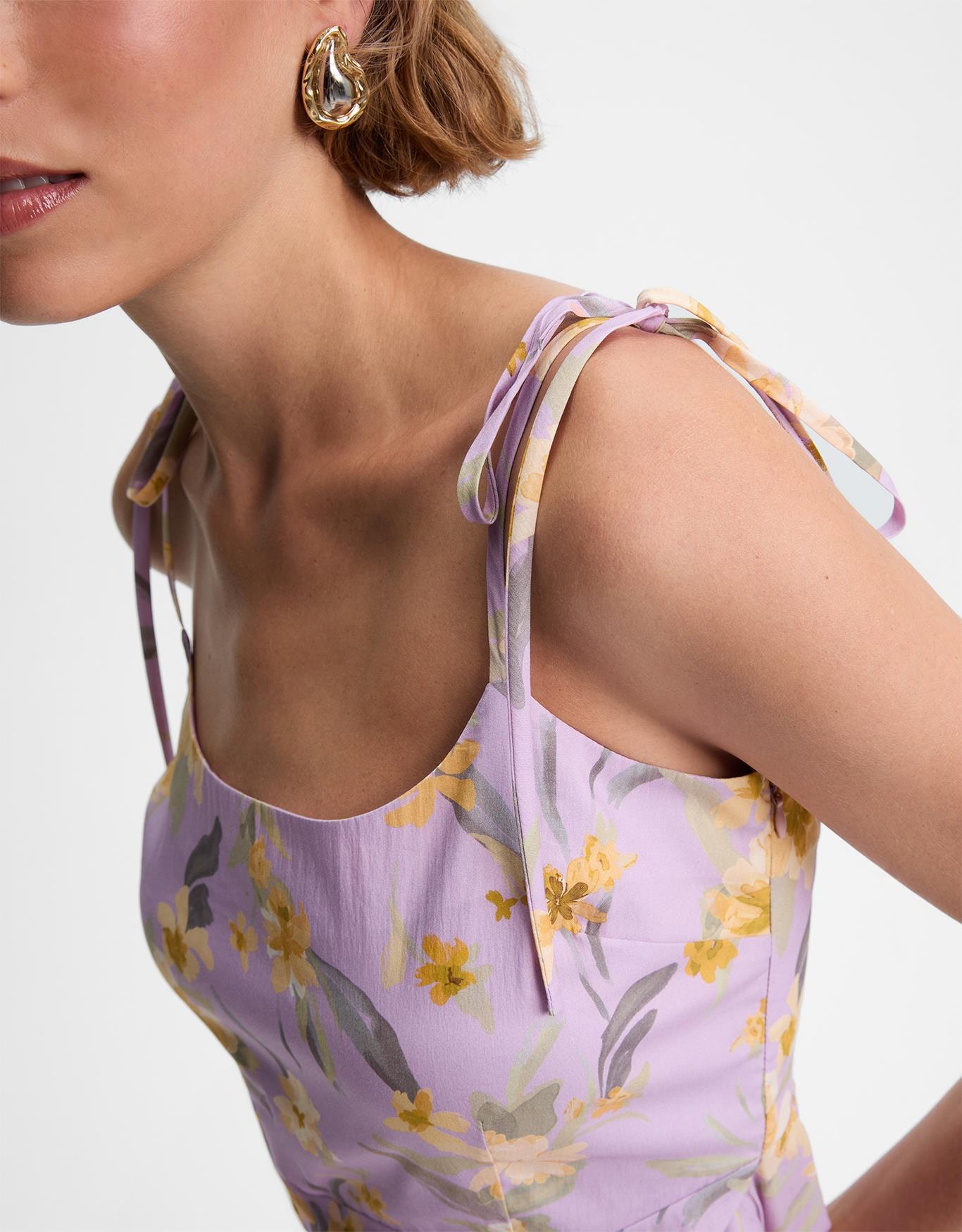 Blusa Floral Botanique Lilás