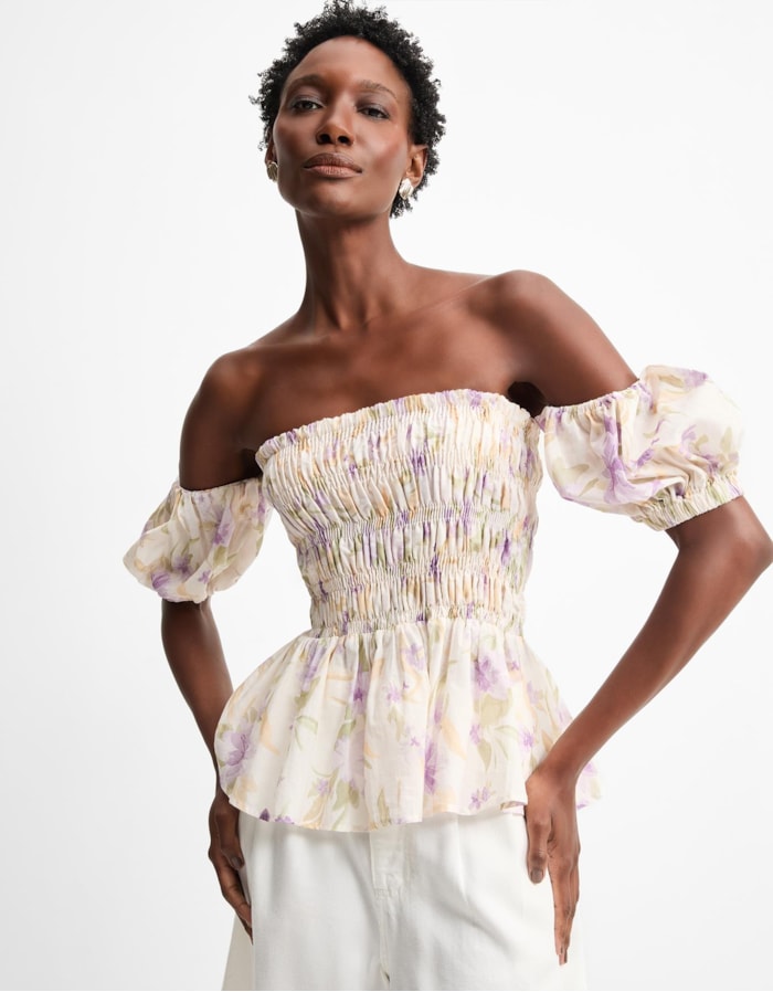 Shoulder — Blusa Floral Botanique Off