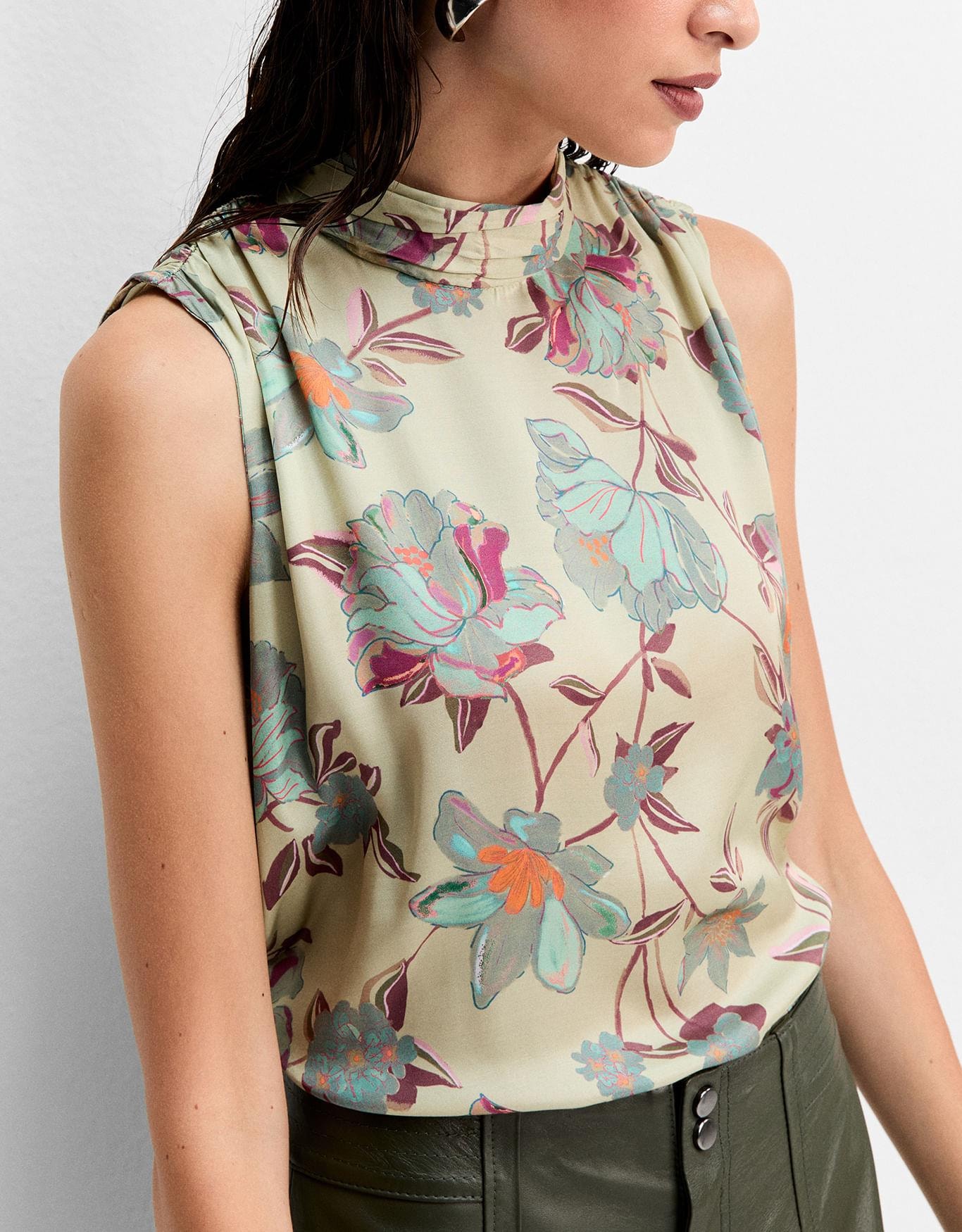 Blusa Floral Estação