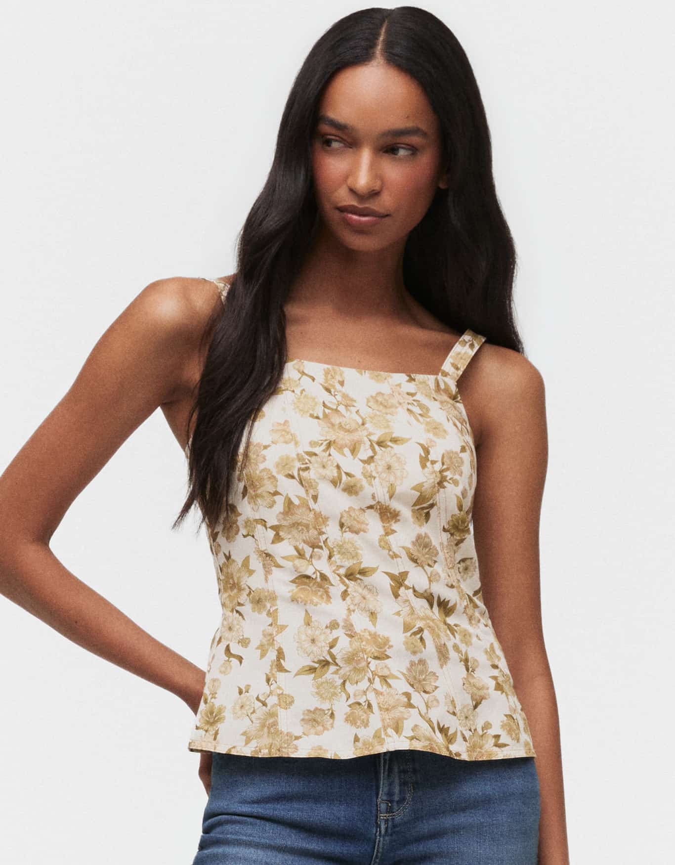 Blusa Floral Fumê